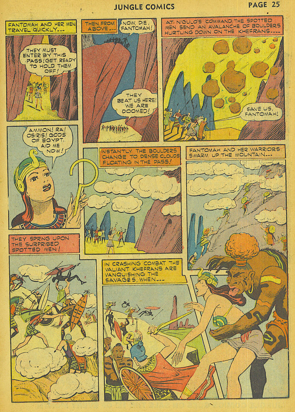 Read online Jungle Comics comic -  Issue #27 - 27