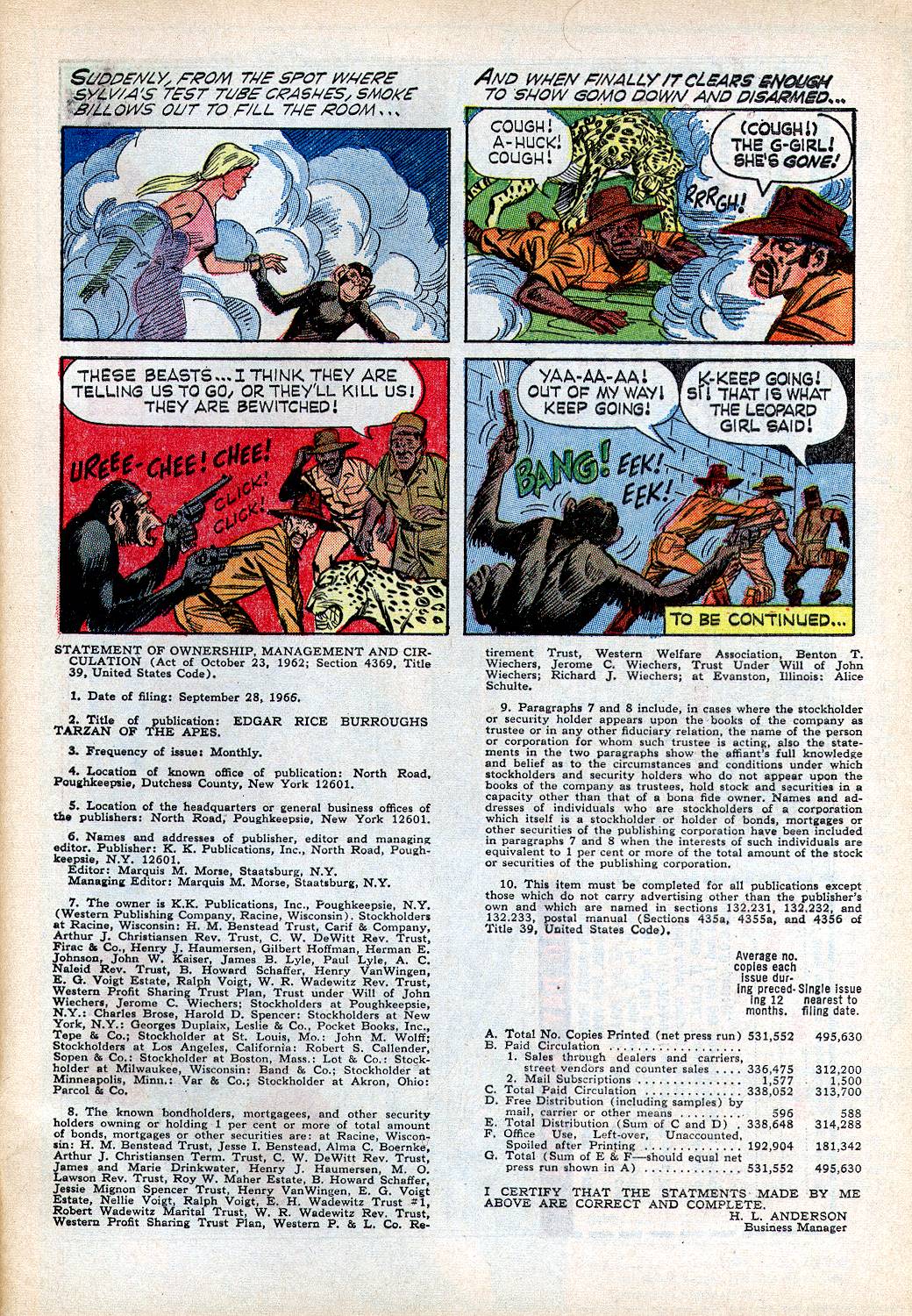 Read online Tarzan (1962) comic -  Issue #163 - 33
