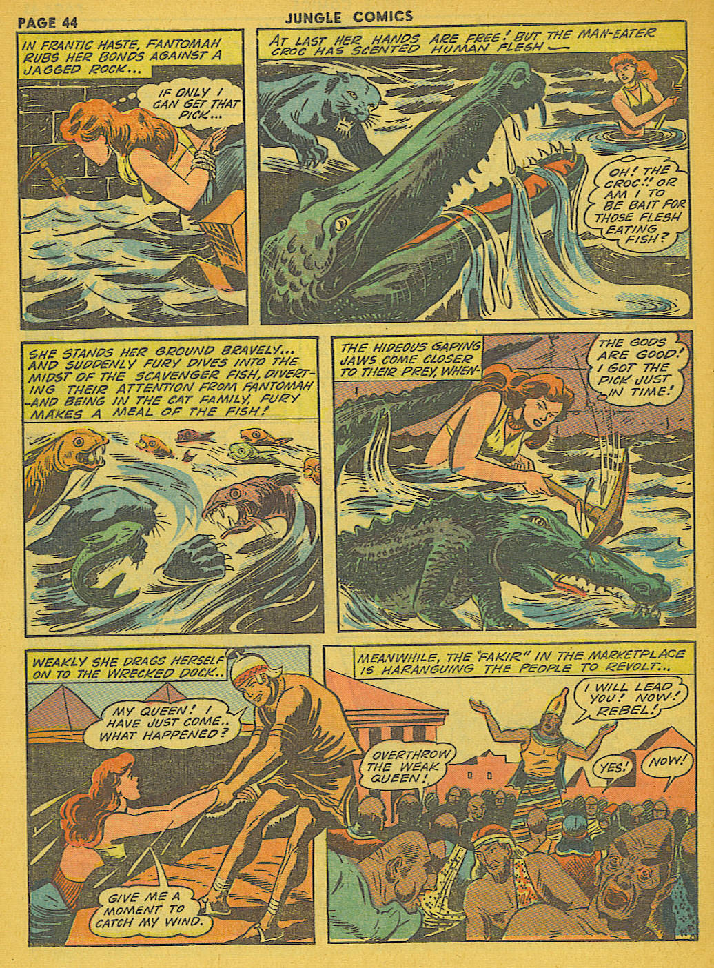 Read online Jungle Comics comic -  Issue #41 - 46