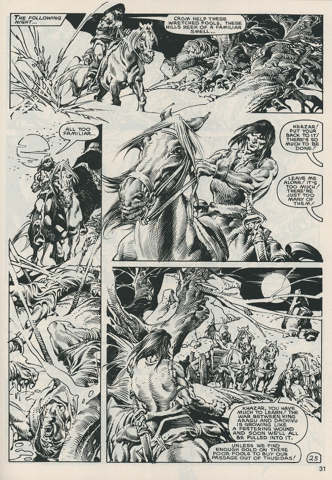 The Savage Sword Of Conan issue 121 - Page 31