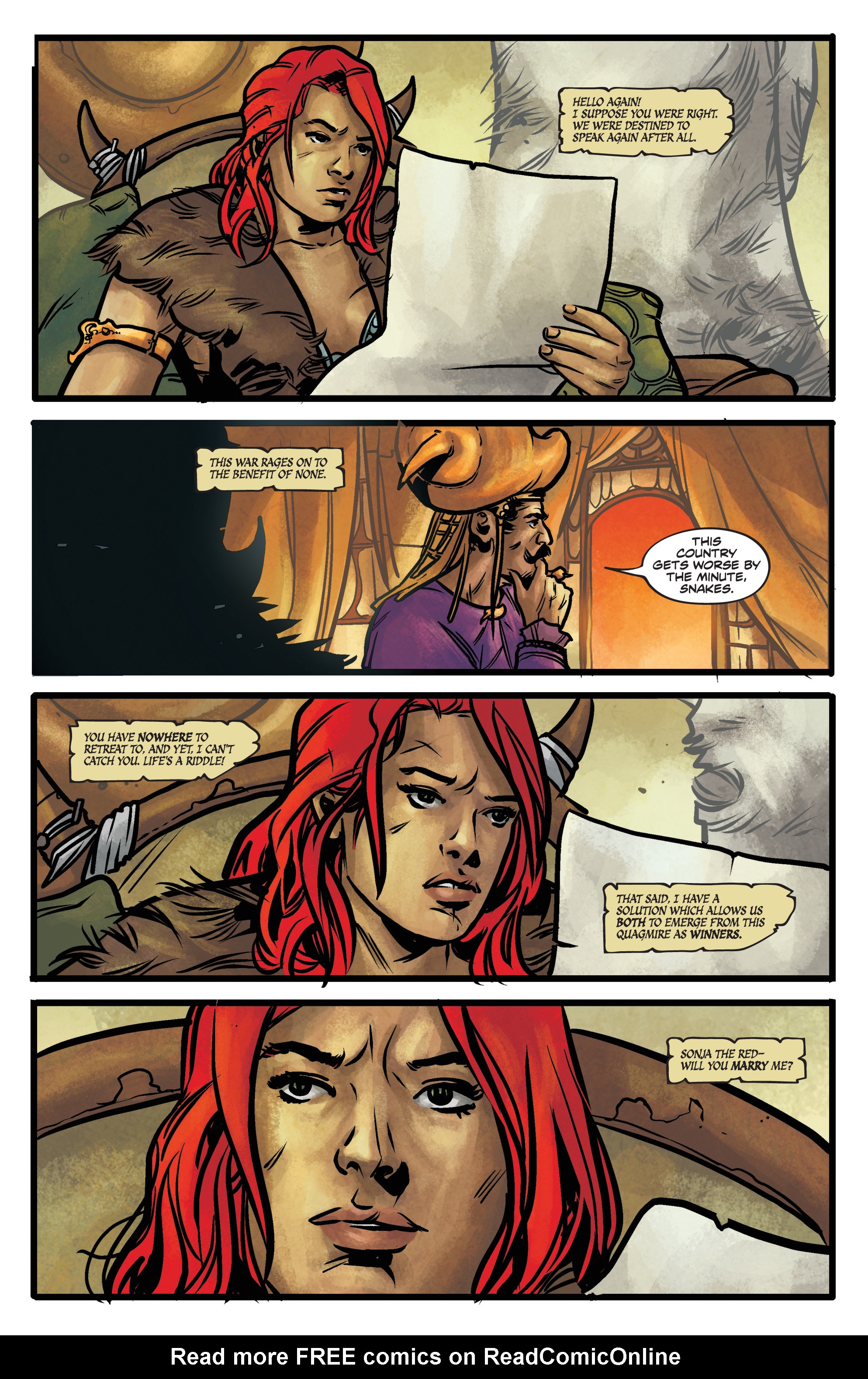 Read online Red Sonja (2019) comic -  Issue #6 - 12