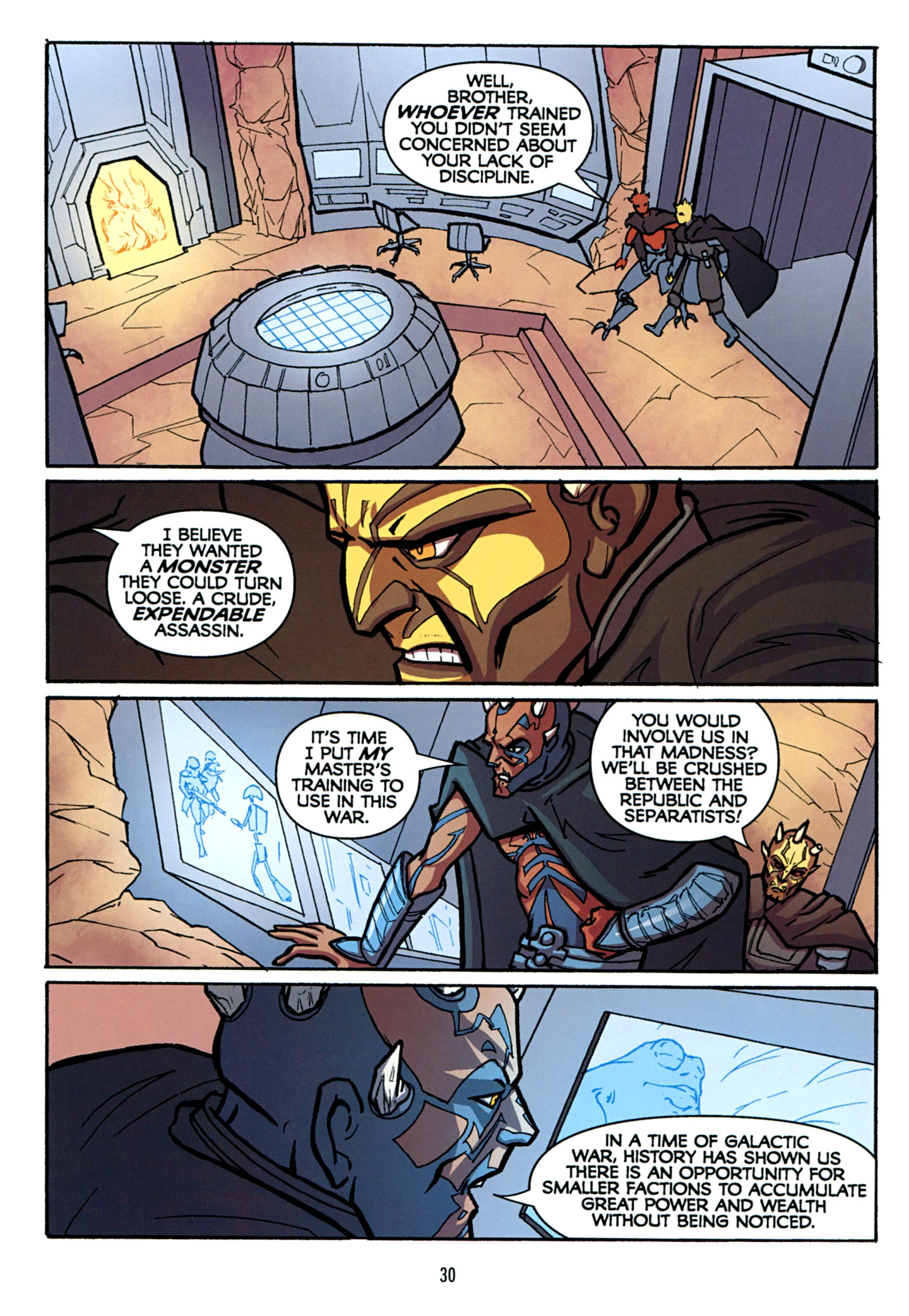 Read online Star Wars: The Clone Wars - The Sith Hunters comic -  Issue # Full - 31