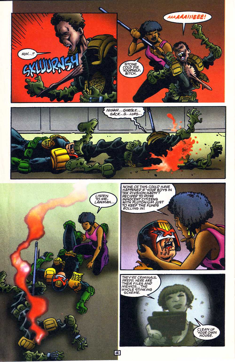 Read online Judge Dredd: Legends of the Law comic -  Issue #13 - 12
