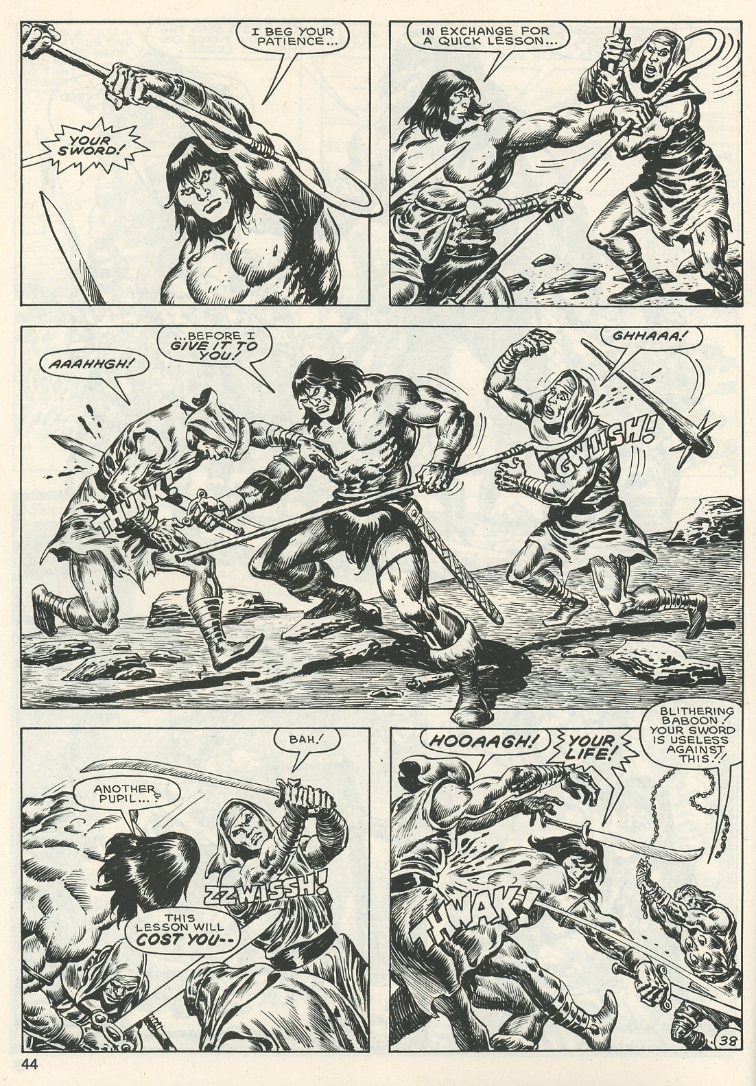 Read online The Savage Sword Of Conan comic -  Issue #123 - 44