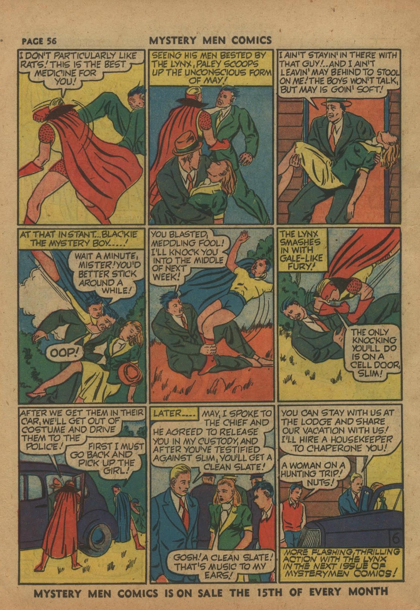 Read online Mystery Men Comics comic -  Issue #26 - 58
