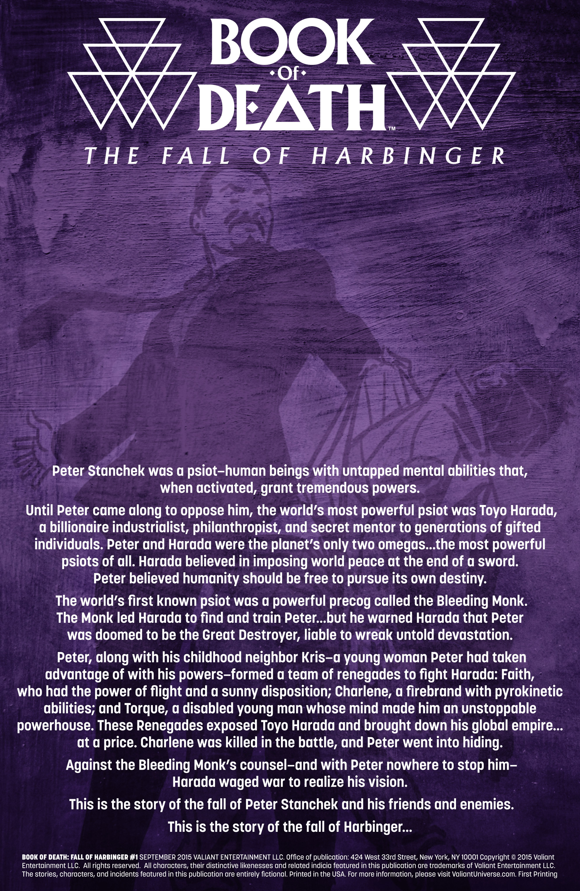 Read online Book of Death: Fall of Harbinger comic -  Issue # Full - 2