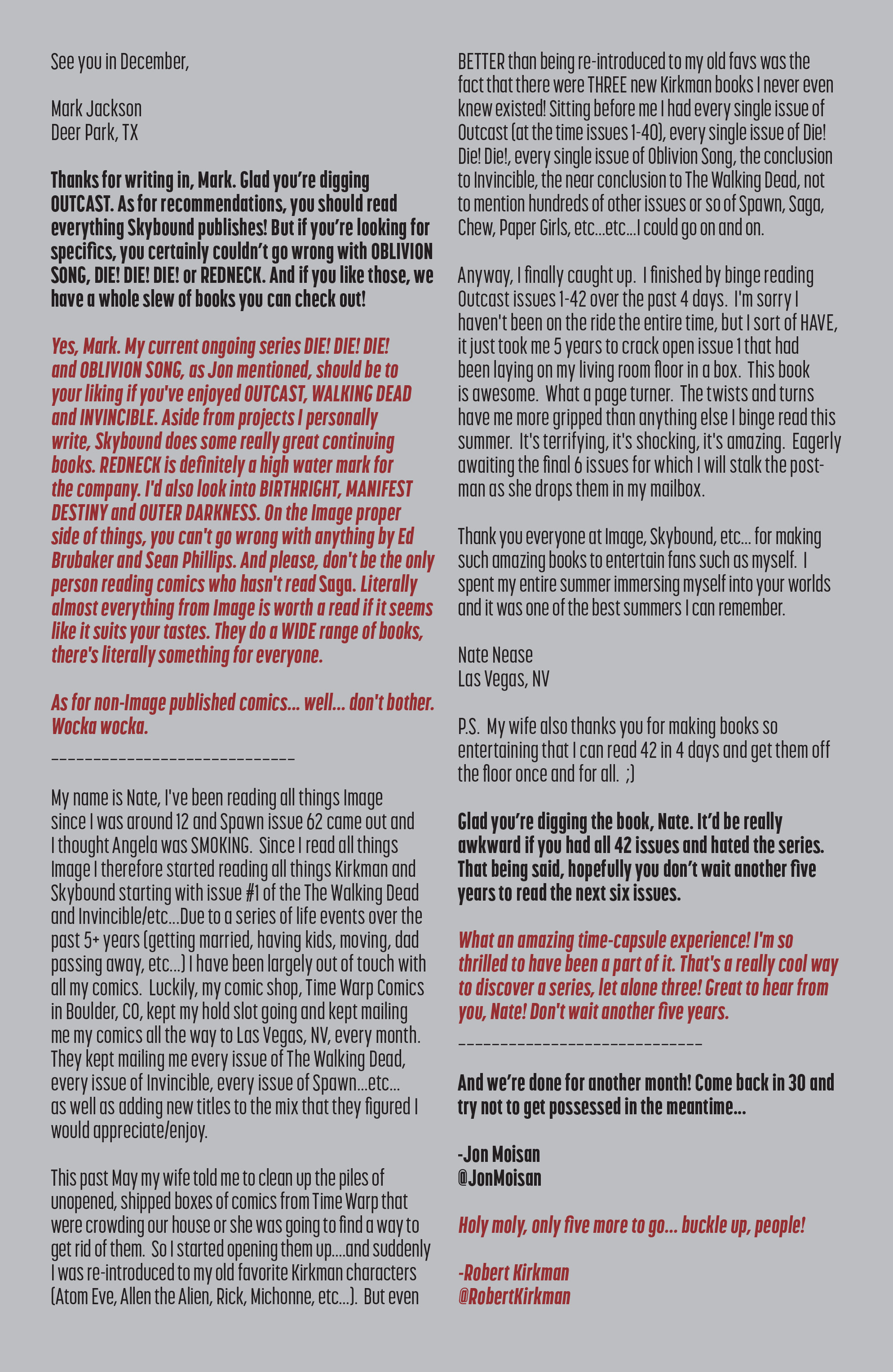 Read online Outcast by Kirkman & Azaceta comic -  Issue #43 - 22