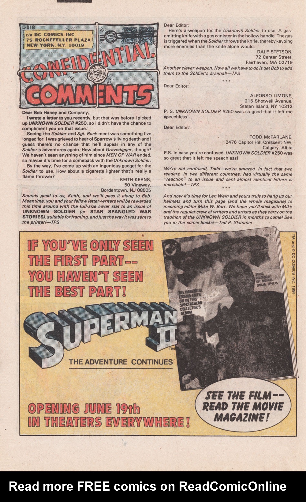 Read online Unknown Soldier (1977) comic -  Issue #255 - 34