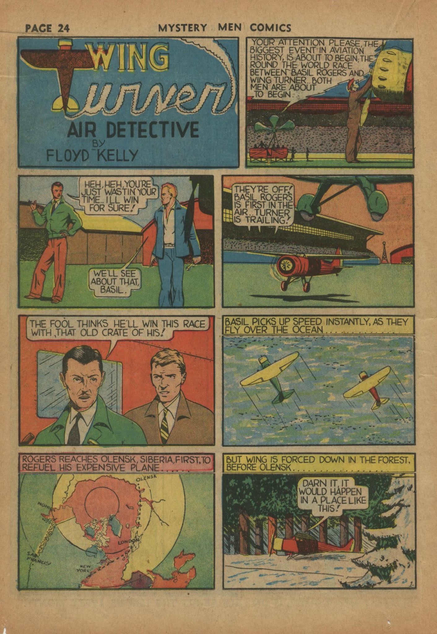 Read online Mystery Men Comics comic -  Issue #5 - 26