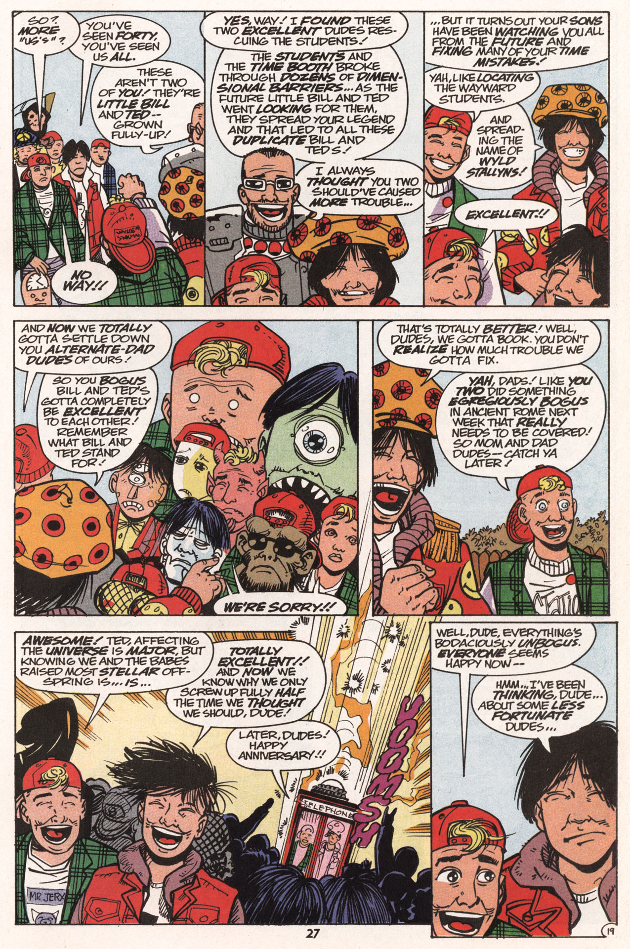 Read online Bill & Ted's Excellent Comic Book comic -  Issue #12 - 28