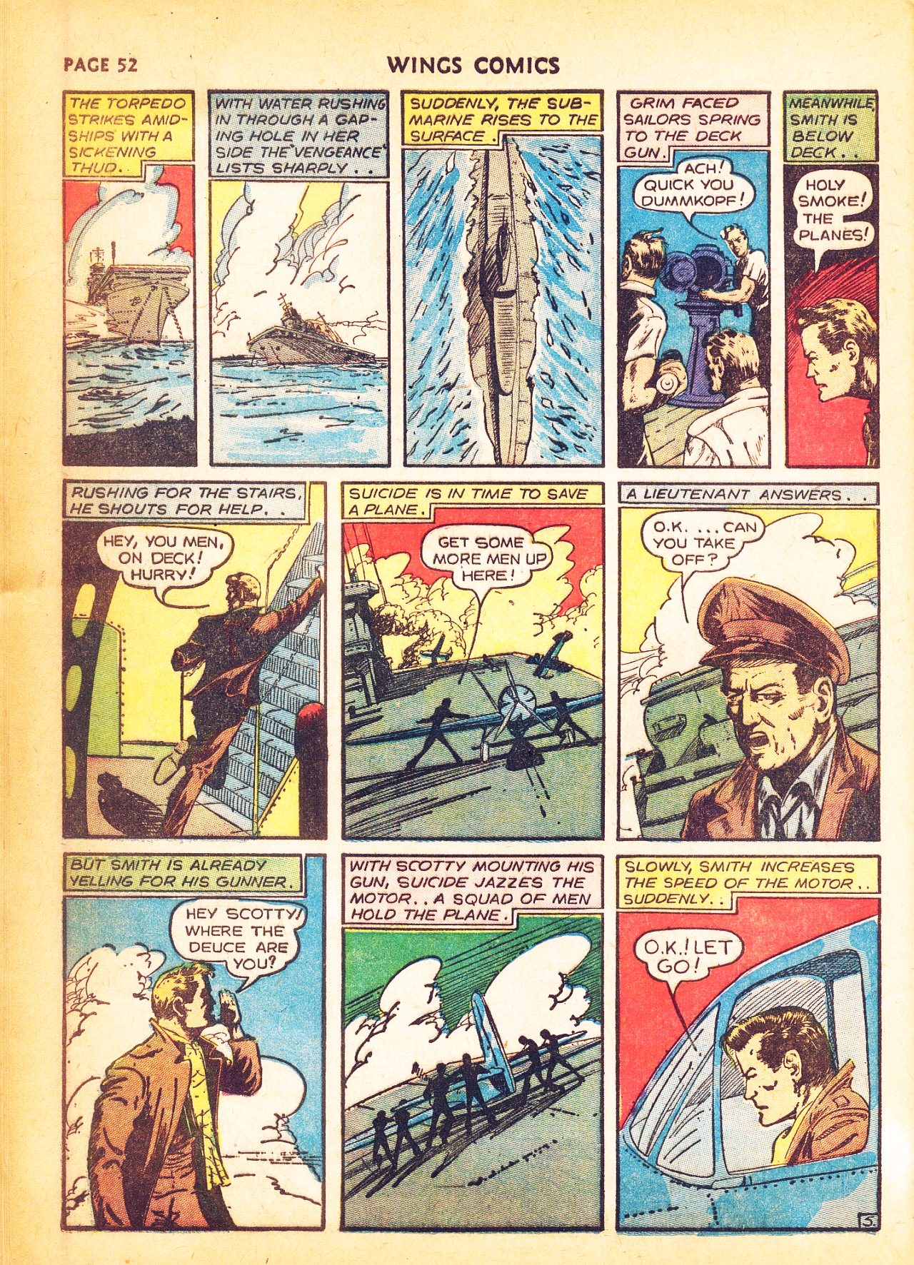 Read online Wings Comics comic -  Issue #4 - 54