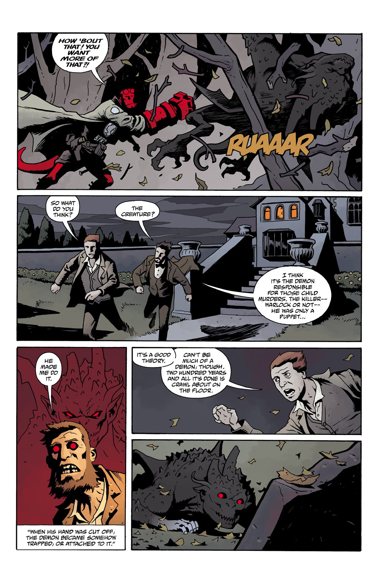 Read online Hellboy and the B.P.R.D.: 1953 - The Phantom Hand & the Kelpie comic -  Issue # Full - 13