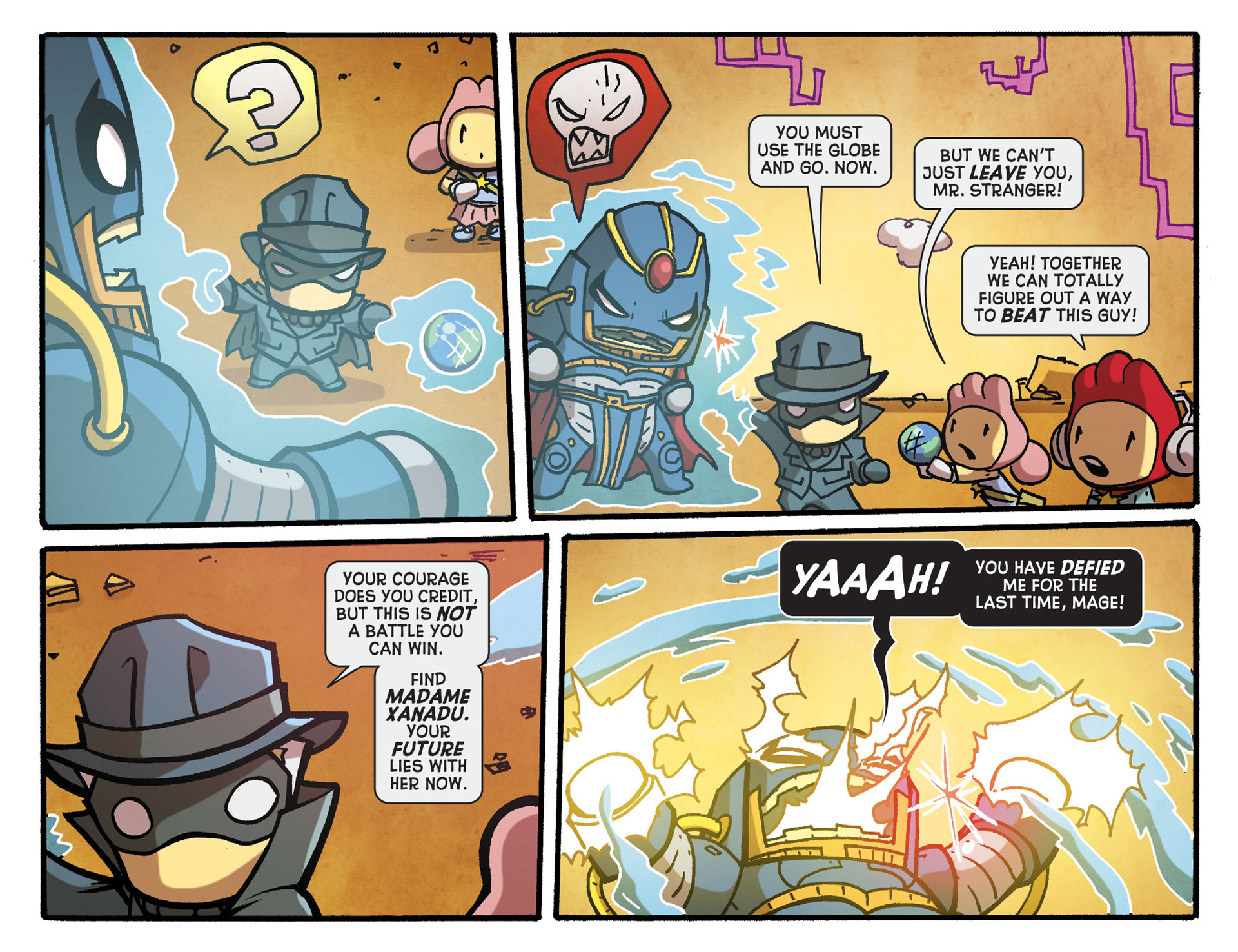 Read online Scribblenauts Unmasked: A Crisis of Imagination comic -  Issue #14 - 20
