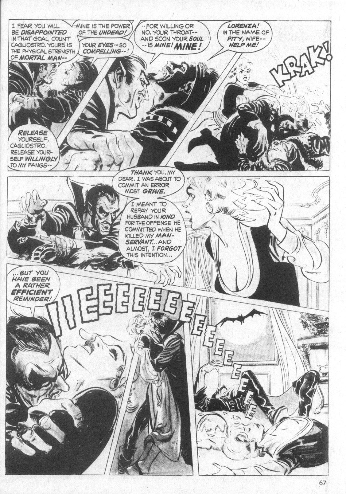 Read online Dracula Lives comic -  Issue #1 - 68