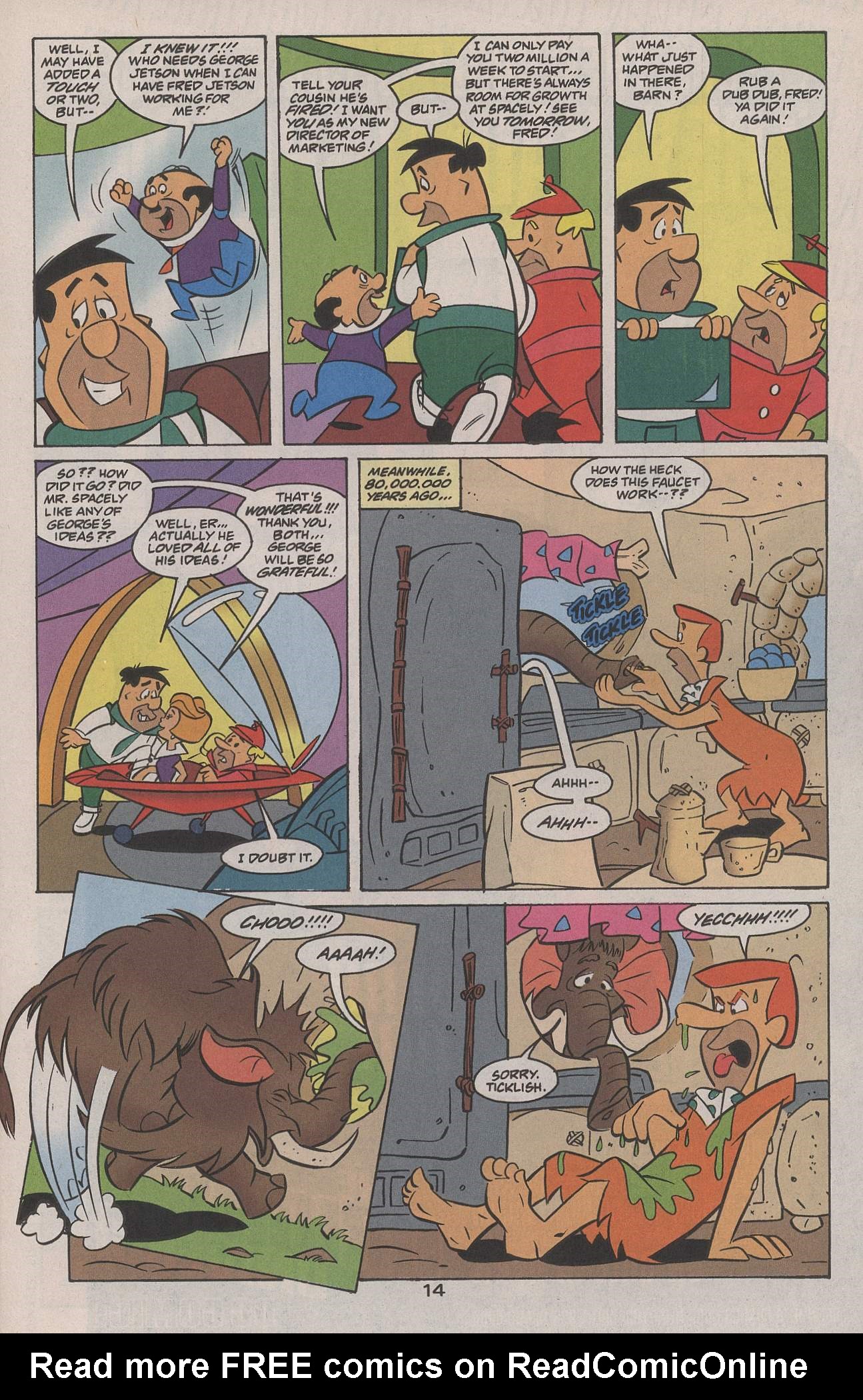 Read online The Flintstones and the Jetsons comic -  Issue #21 - 21