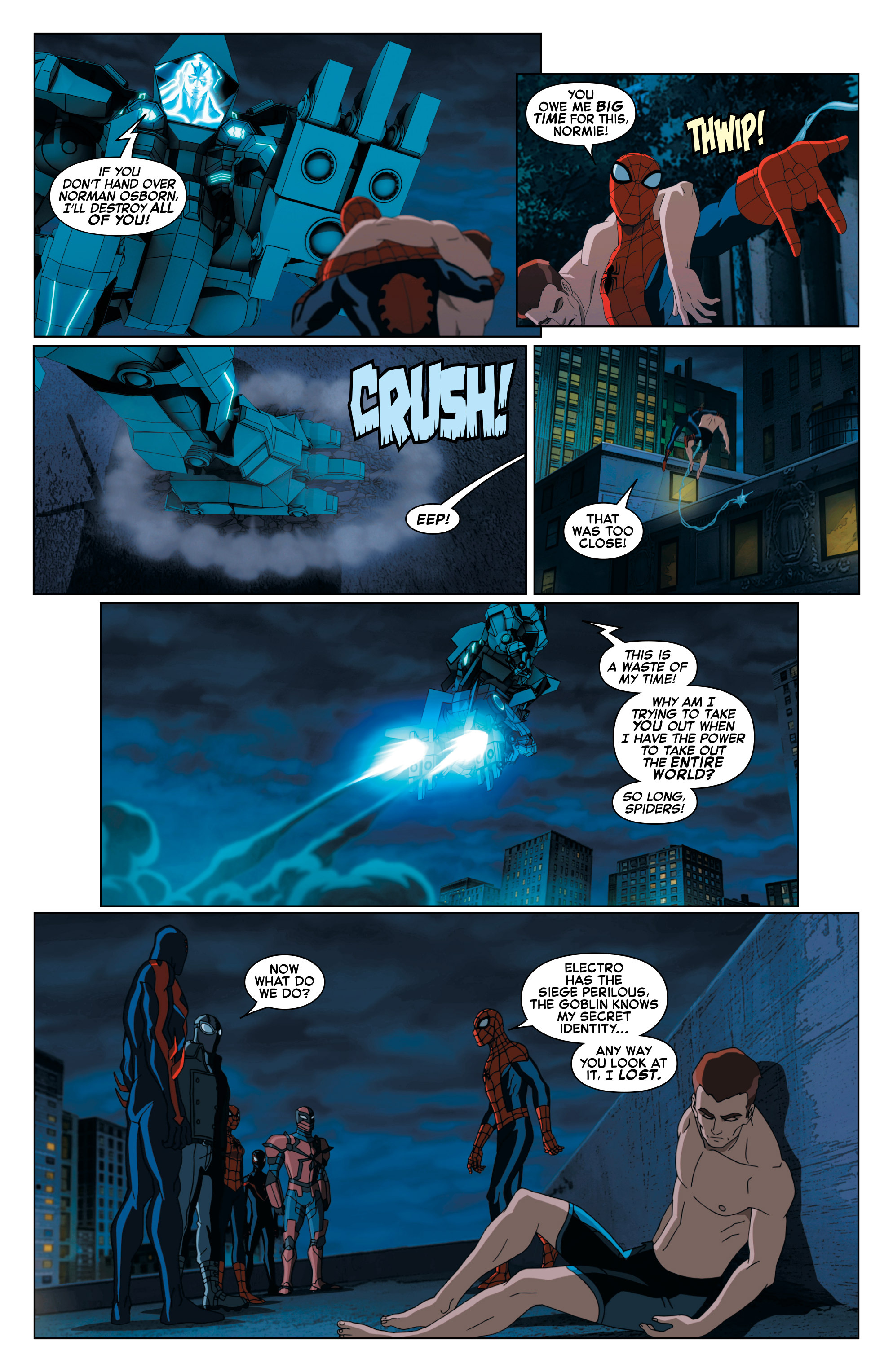 Read online Marvel Universe Ultimate Spider-Man Spider-Verse comic -  Issue #4 - 15