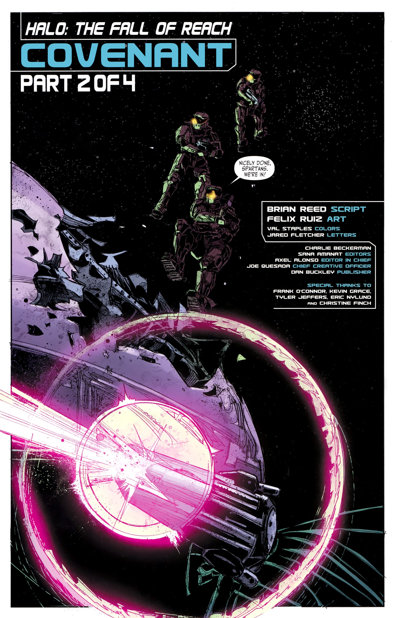 Read online Halo: Fall Of Reach - Covenant comic -  Issue #2 - 4