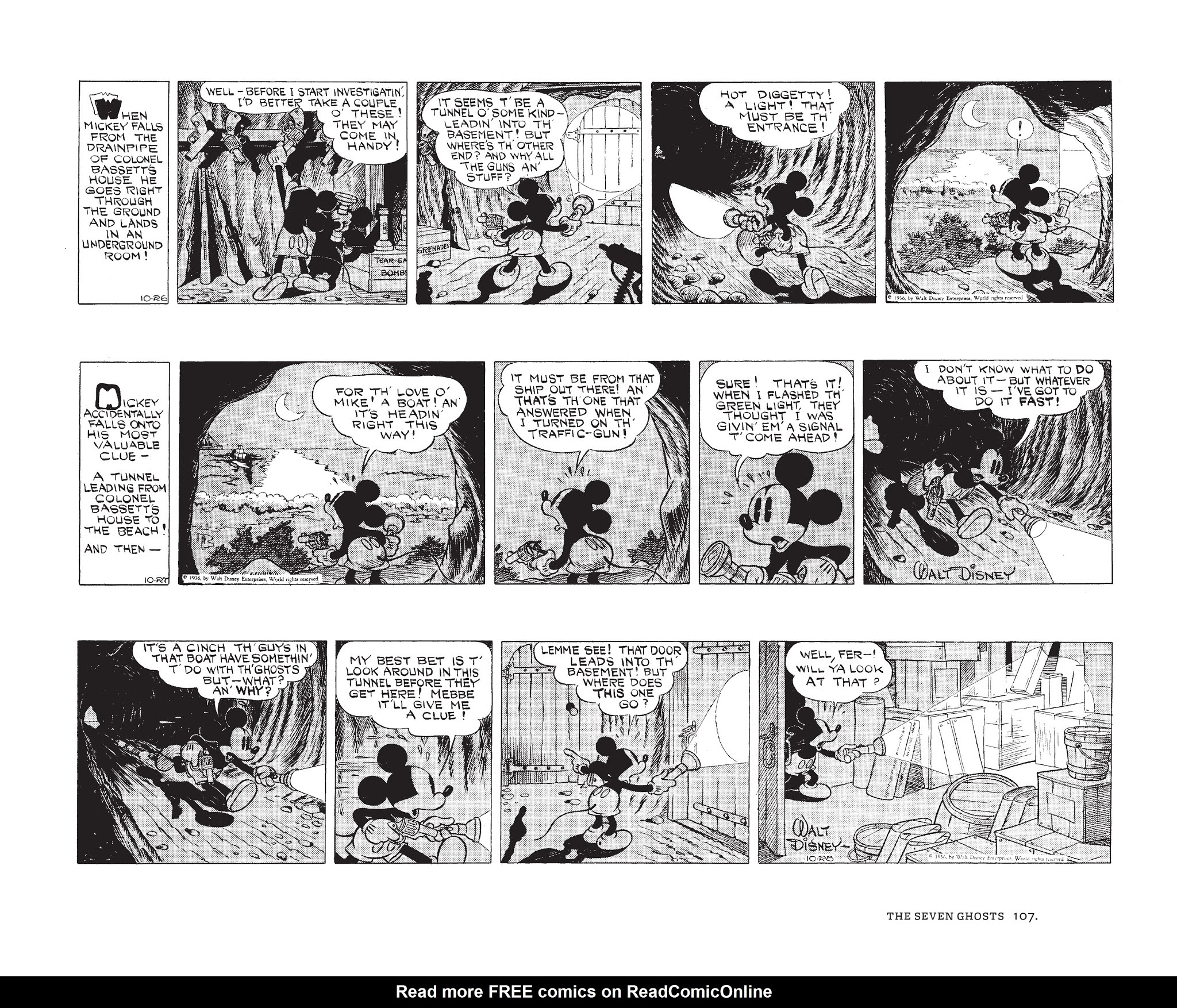 Read online Walt Disney's Mickey Mouse by Floyd Gottfredson comic -  Issue # TPB 4 (Part 2) - 7