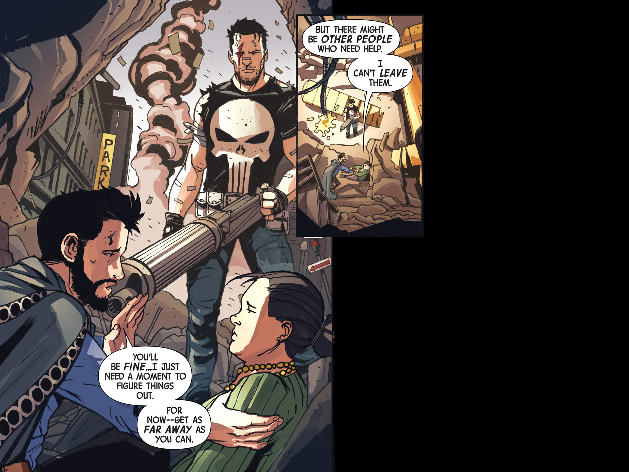 Read online Doctor Strange/Punisher: Magic Bullets Infinite Comic comic -  Issue #7 - 33