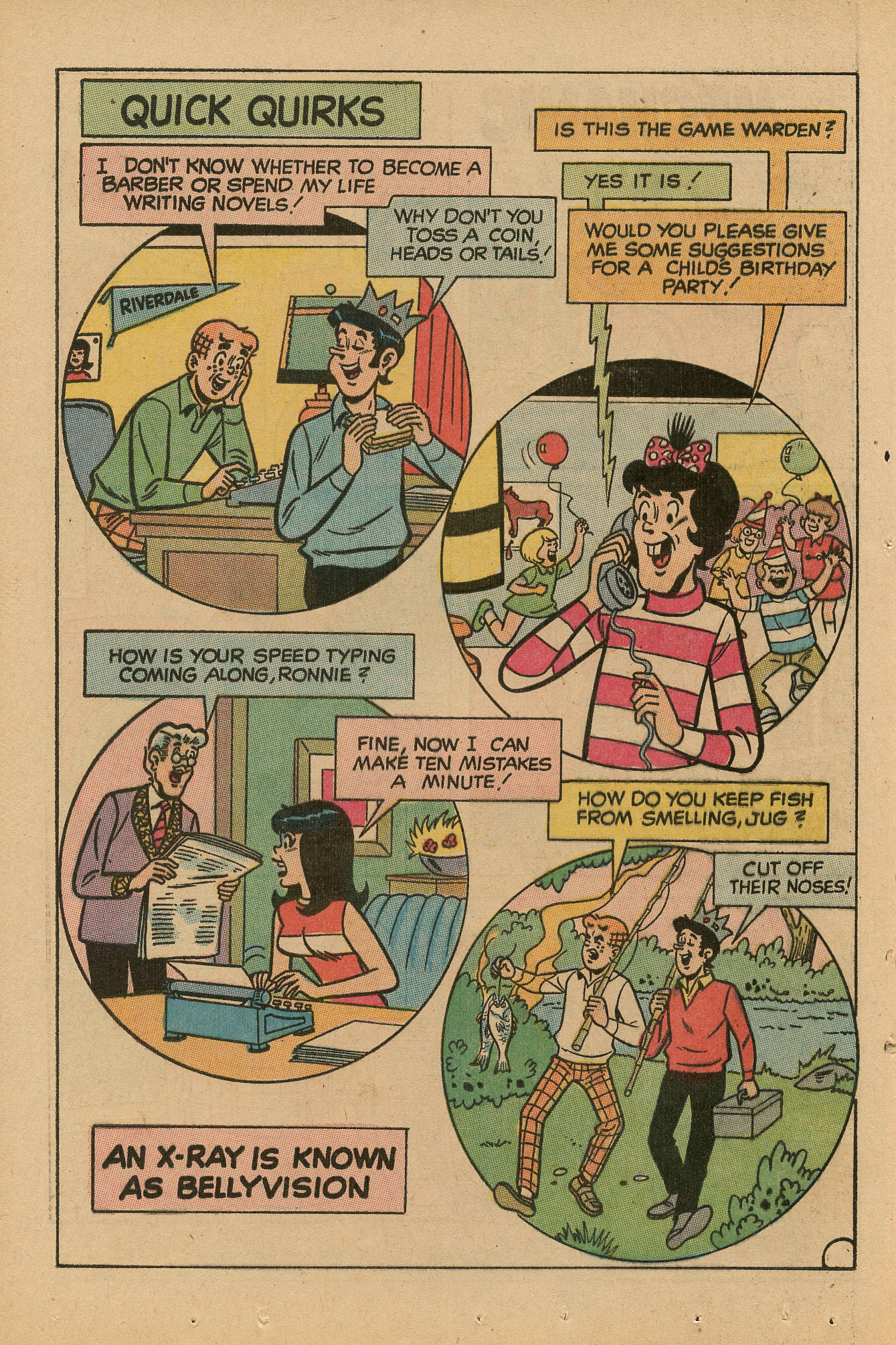 Read online Archie's TV Laugh-Out comic -  Issue #1 - 38