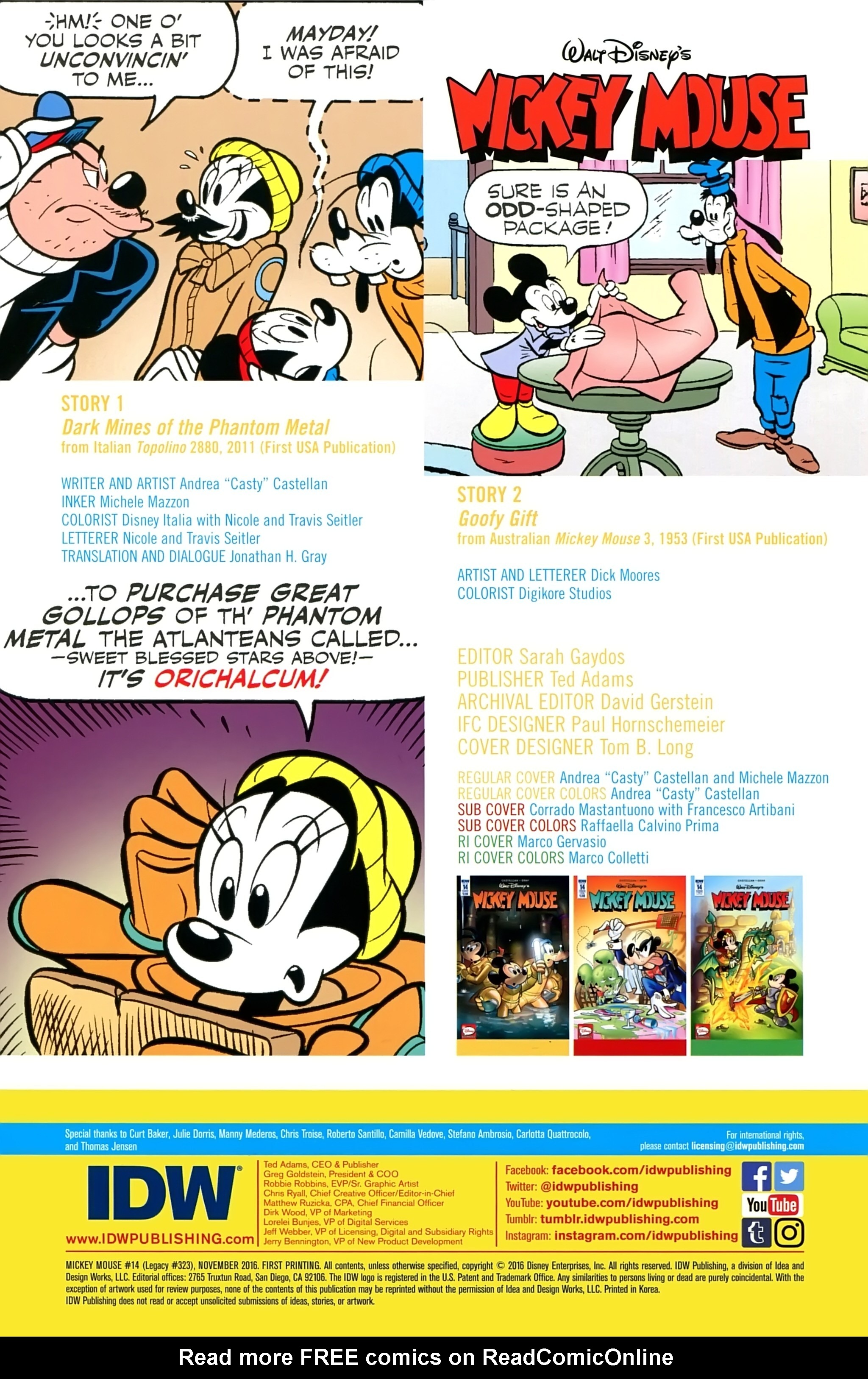 Read online Mickey Mouse (2015) comic -  Issue #14 - 2