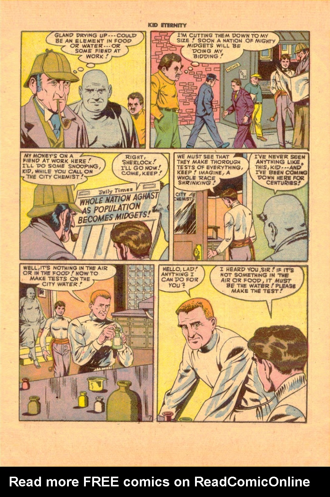 Read online Kid Eternity (1946) comic -  Issue #8 - 21