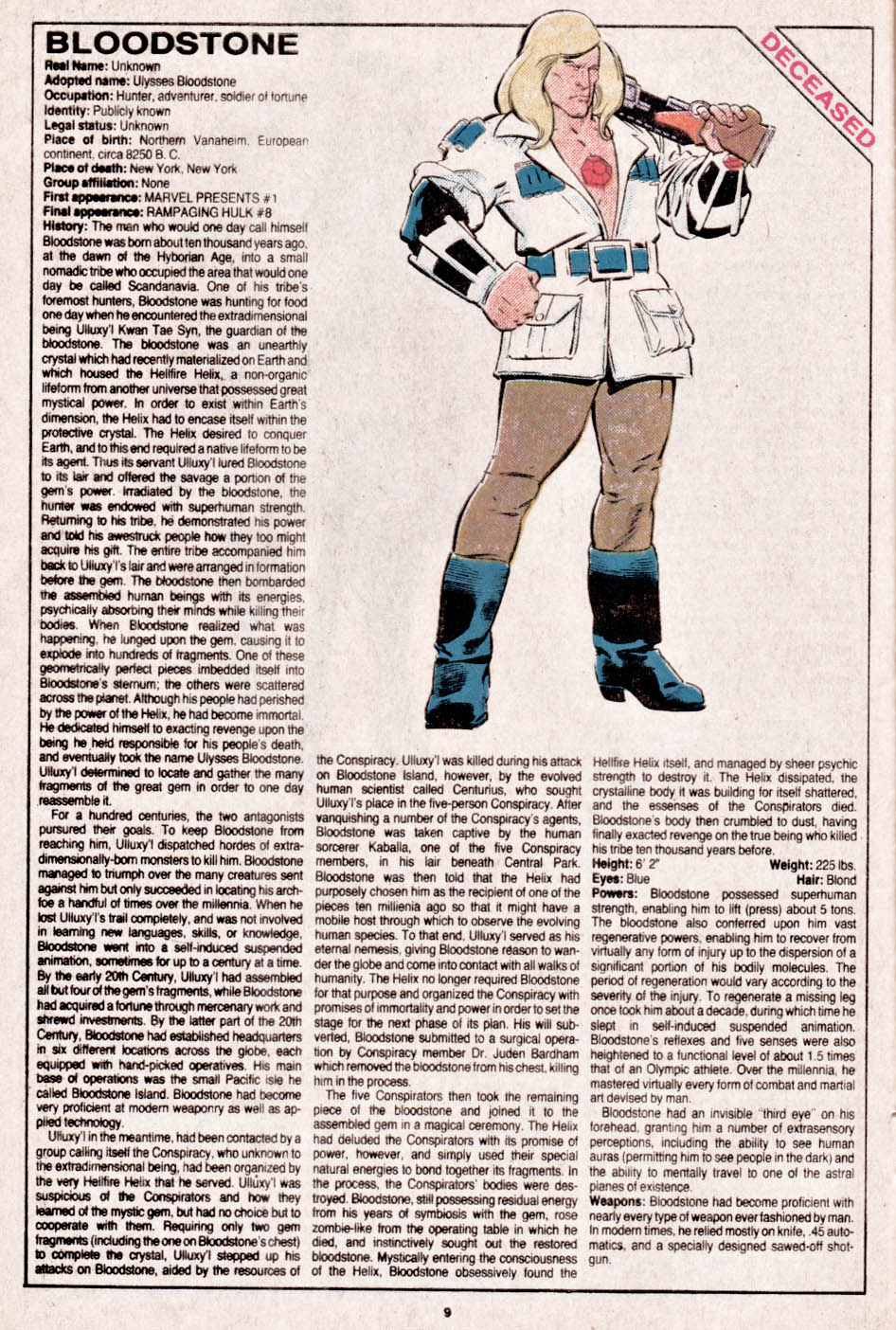 Read online The Official Handbook of the Marvel Universe comic -  Issue #13 - 10