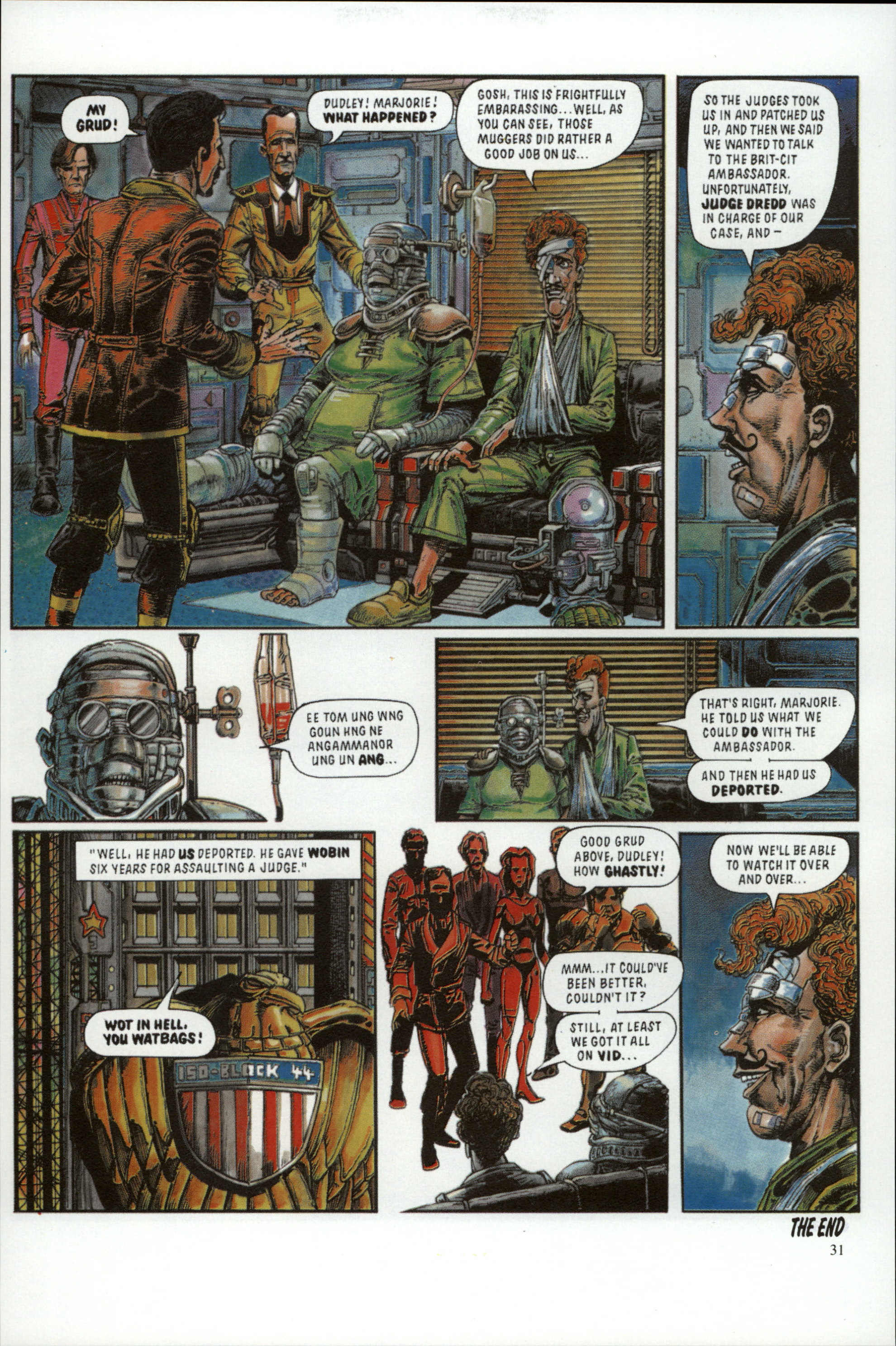 Read online Dredd Rules! comic -  Issue #13 - 33