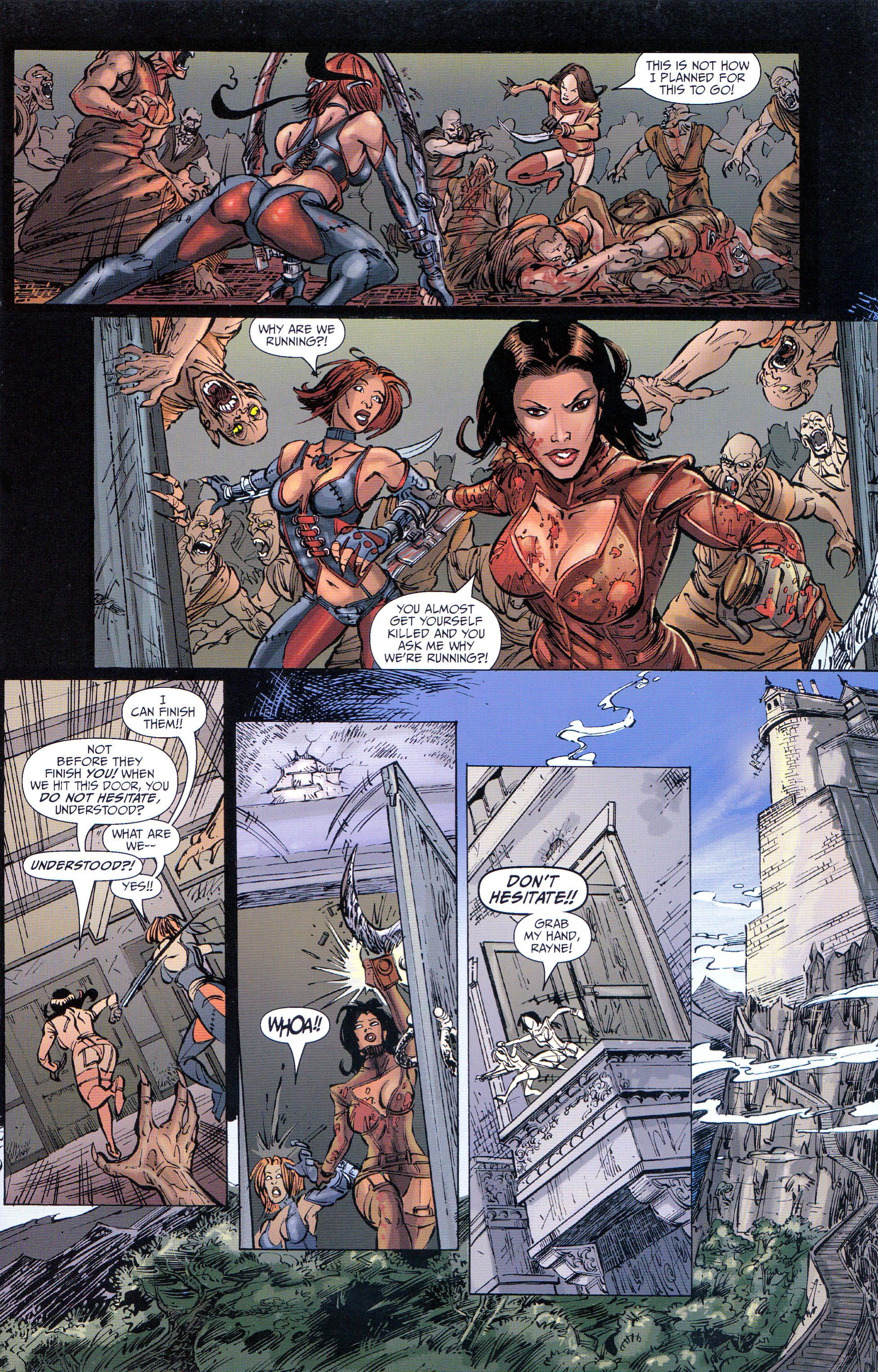 Read online BloodRayne: Tibetan Heights comic -  Issue # Full - 9