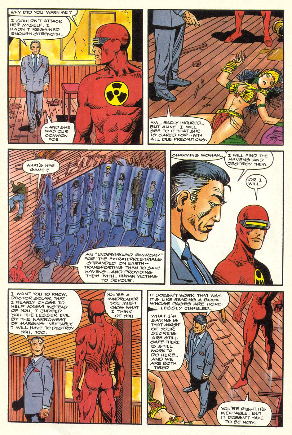 Read online Solar, Man of the Atom comic -  Issue #8 - 35