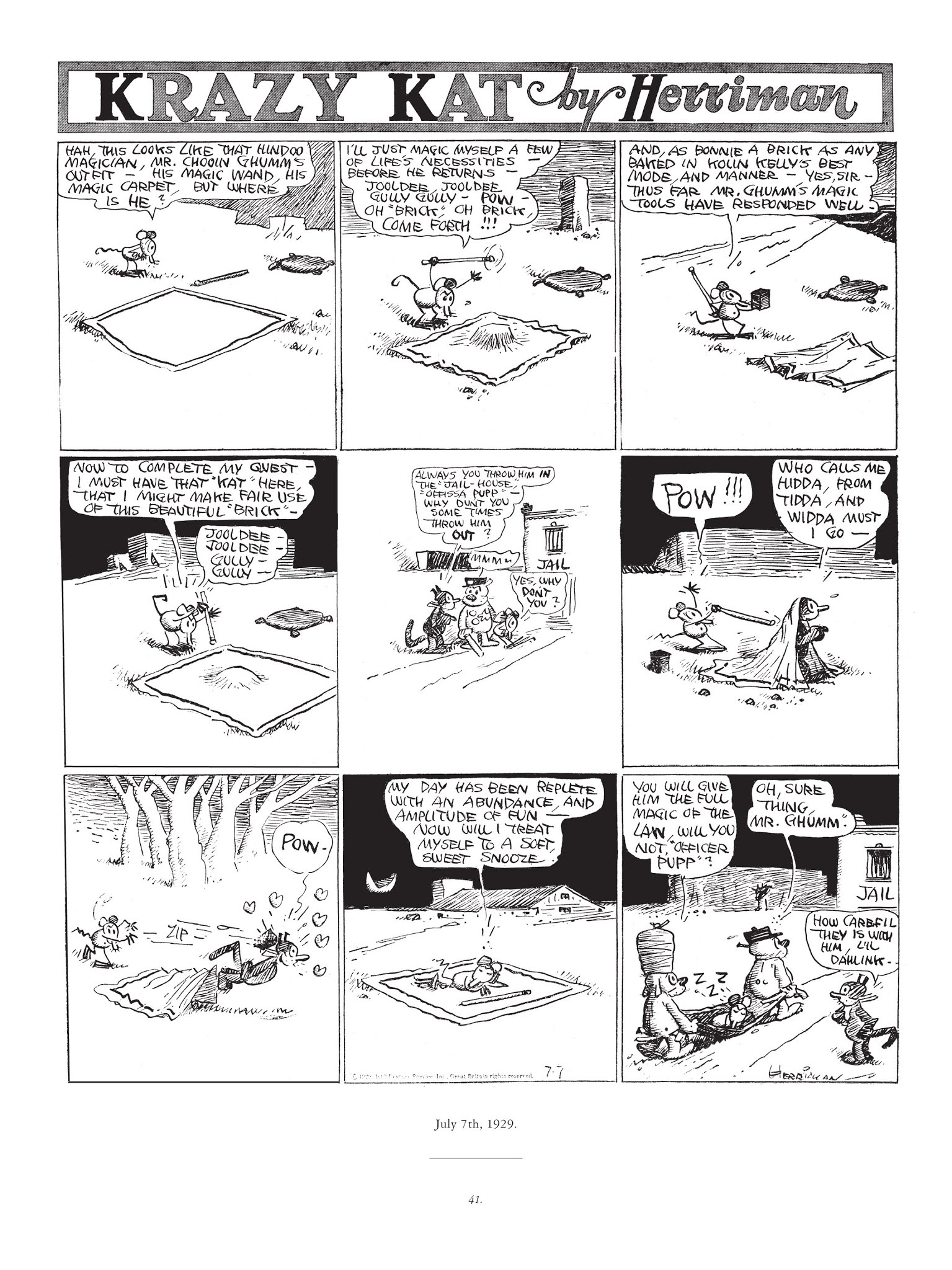 Read online Krazy & Ignatz comic -  Issue # TPB 6 - 39