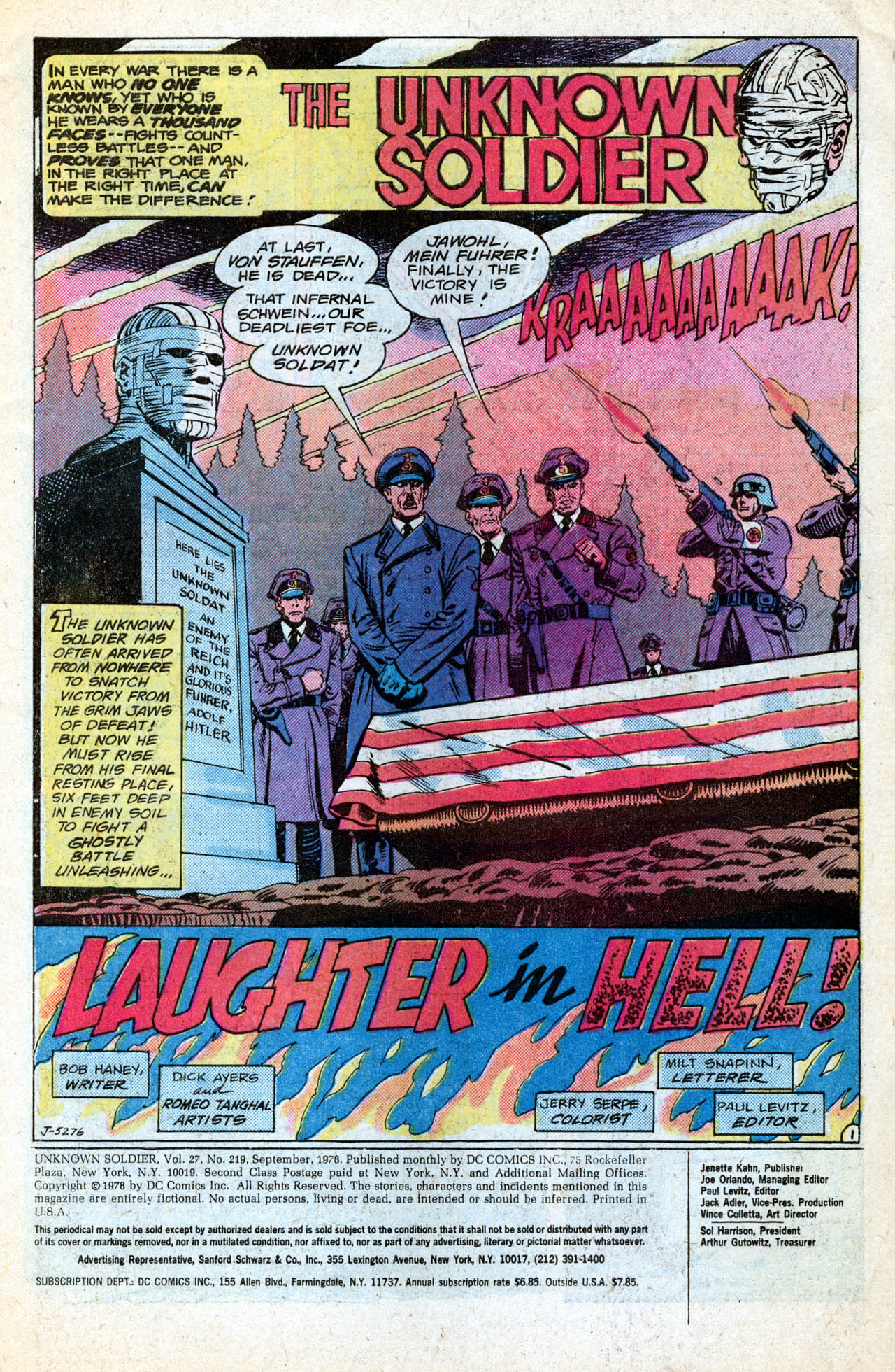 Read online Unknown Soldier (1977) comic -  Issue #219 - 3