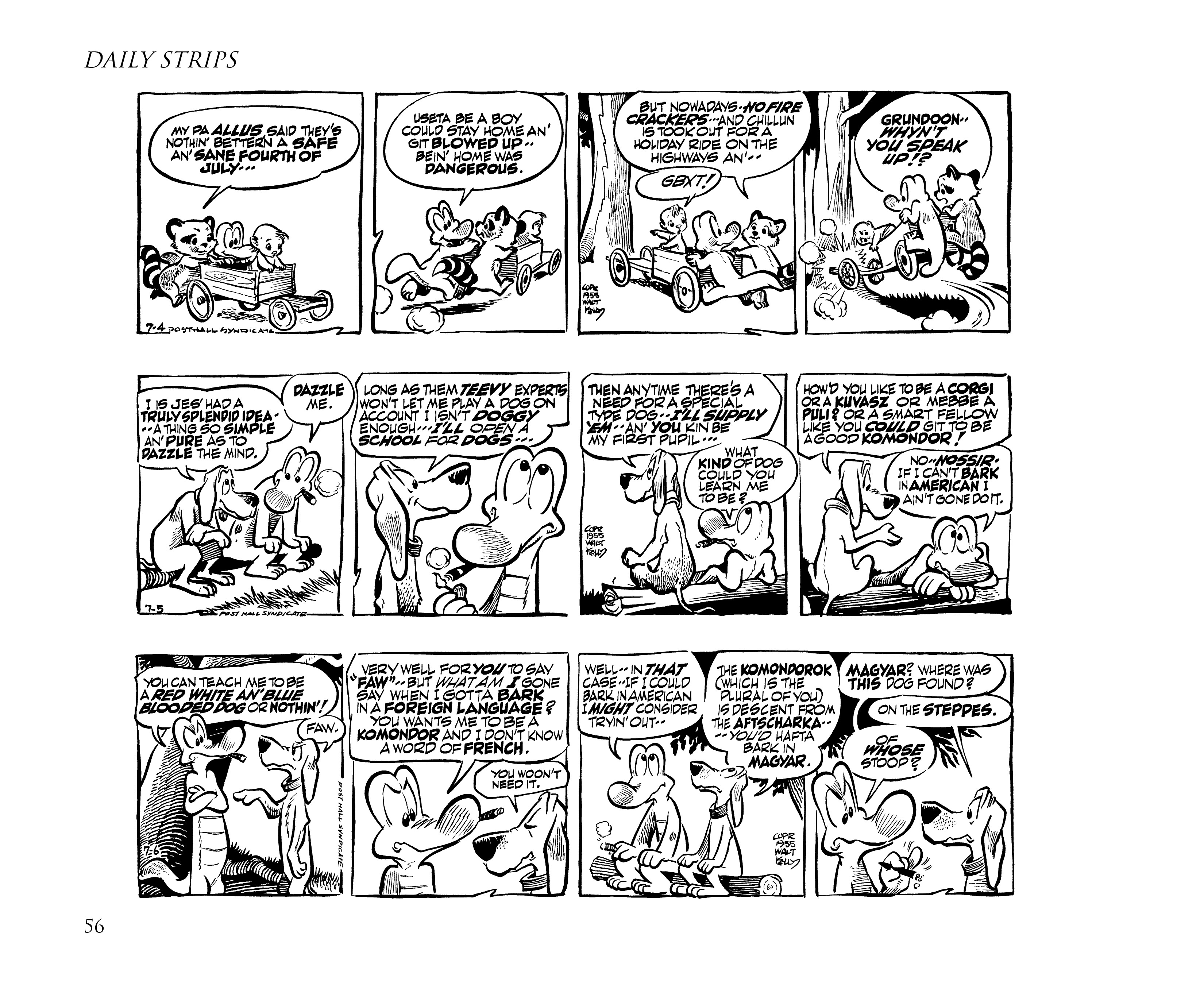 Read online Pogo by Walt Kelly: The Complete Syndicated Comic Strips comic -  Issue # TPB 4 (Part 1) - 68