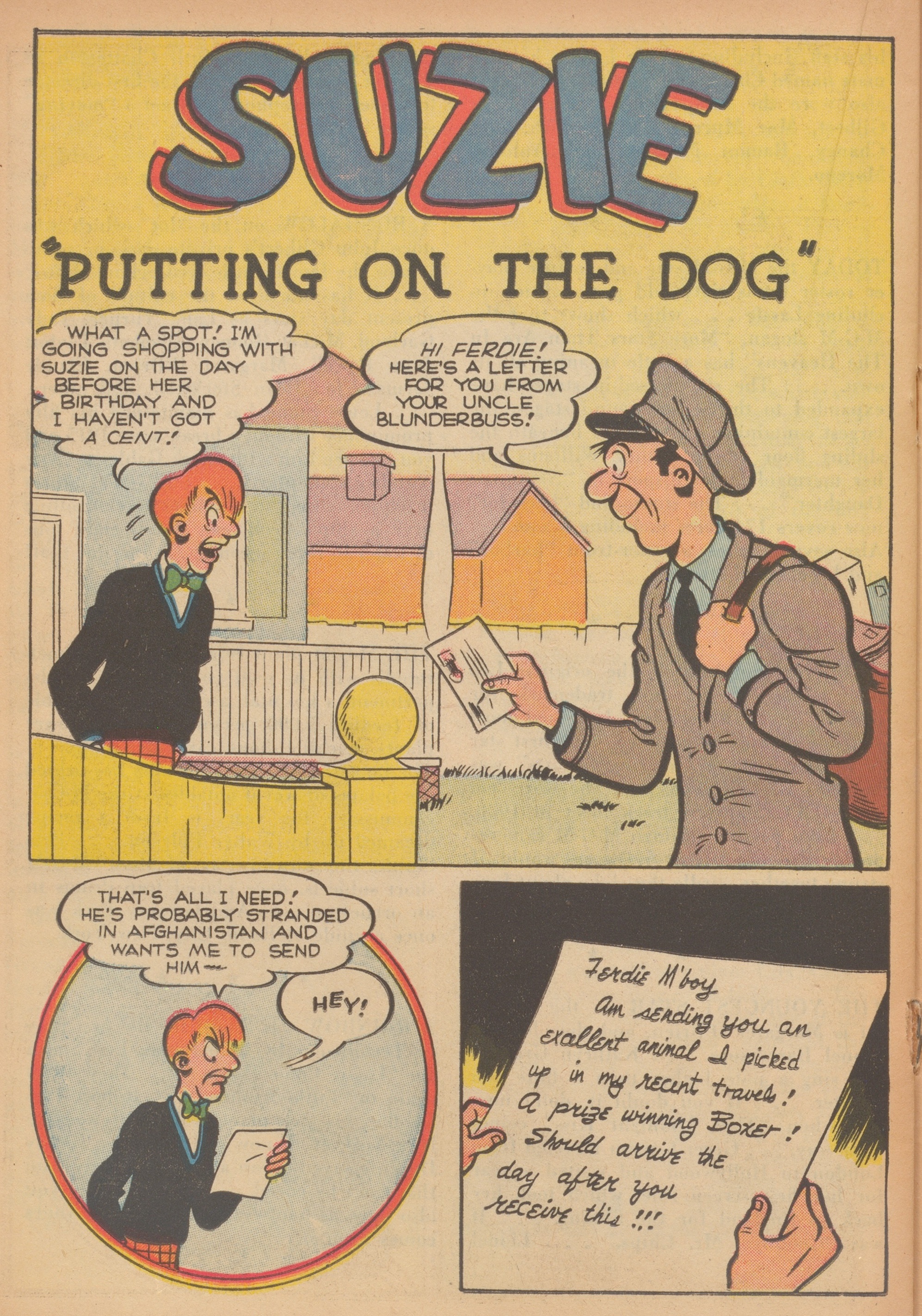 Read online Suzie Comics comic -  Issue #71 - 32
