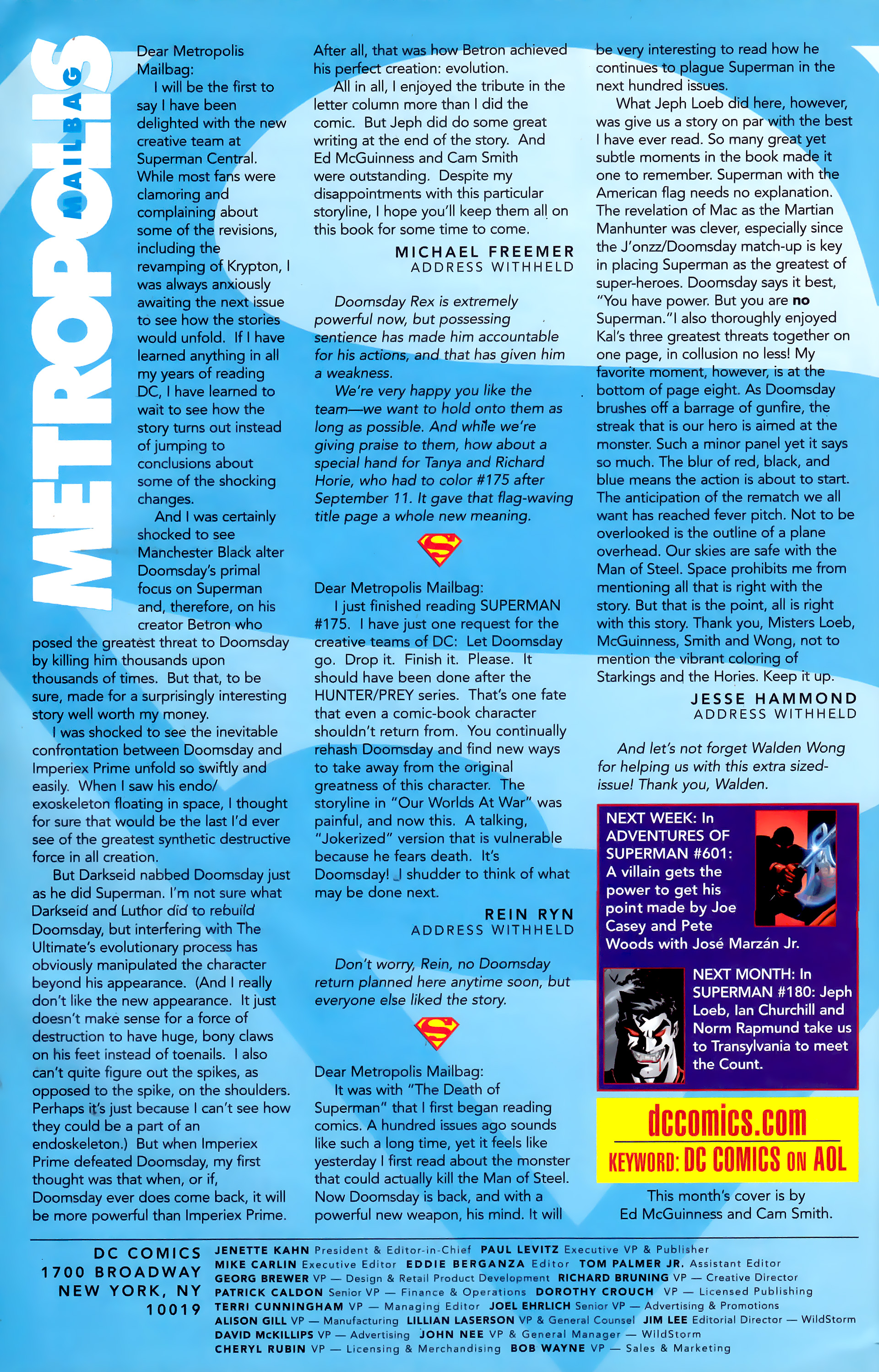 Read online Superman (1987) comic -  Issue #179 - 23