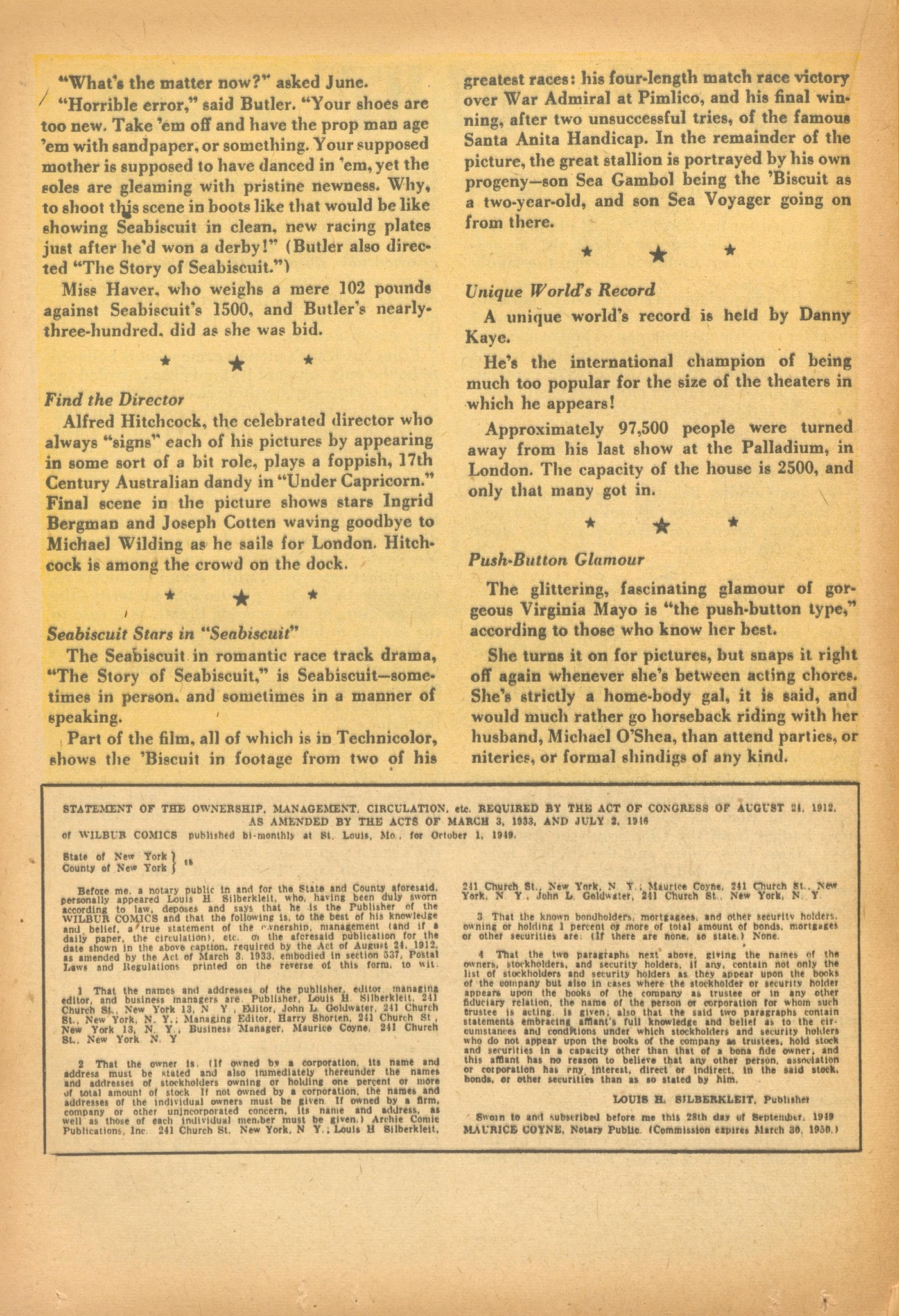 Read online Wilbur Comics comic -  Issue #30 - 34