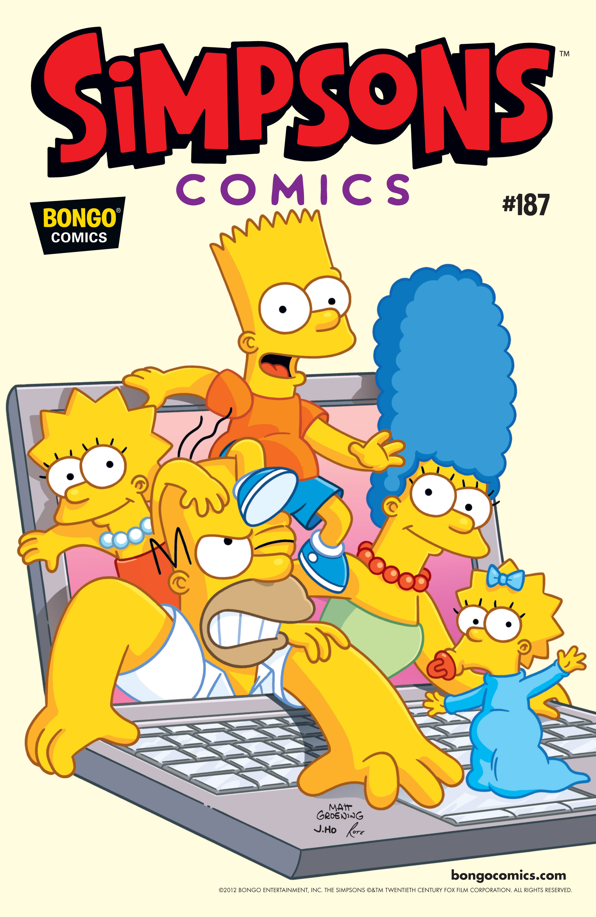 Read online Simpsons Comics comic -  Issue #187 - 1