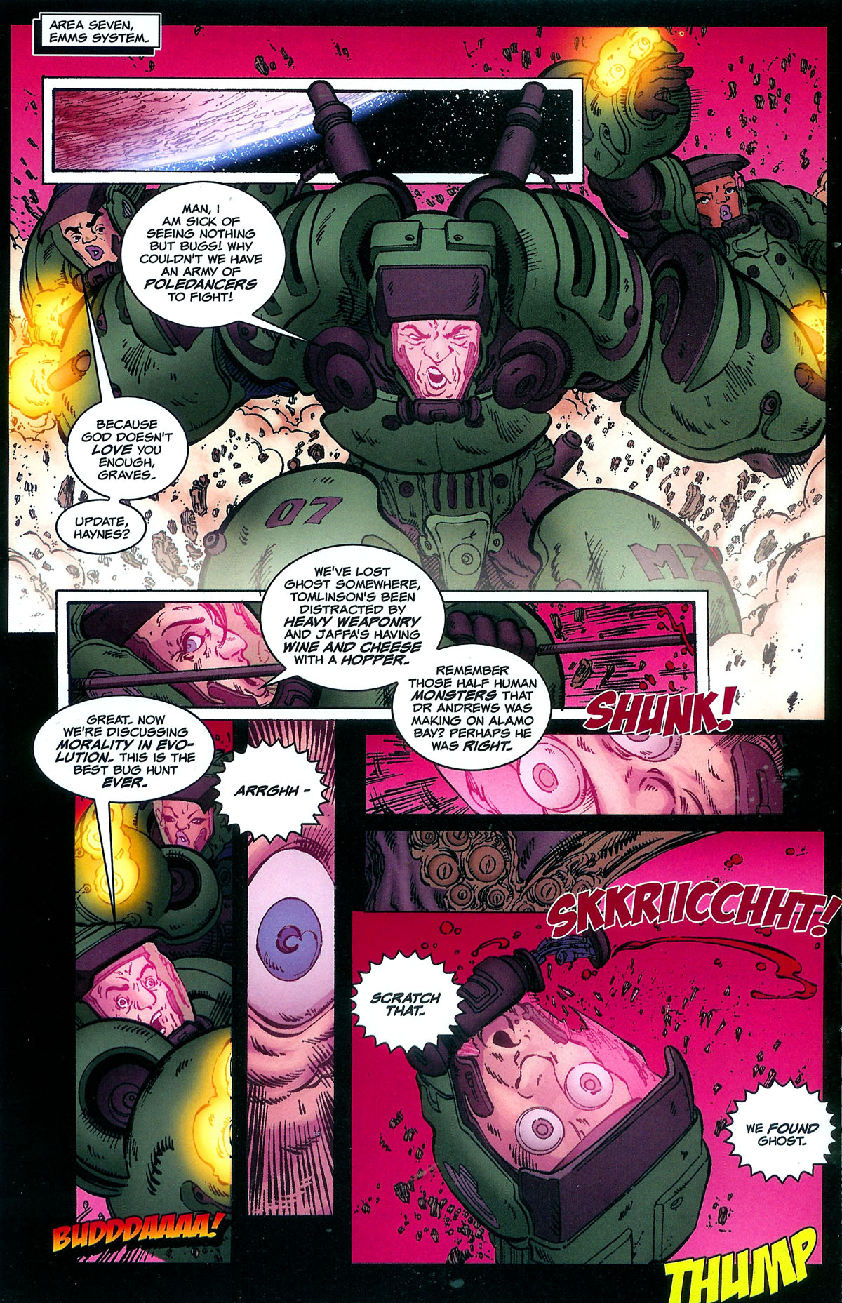 Read online Starship Troopers: Damaged Justice comic -  Issue #1 - 20