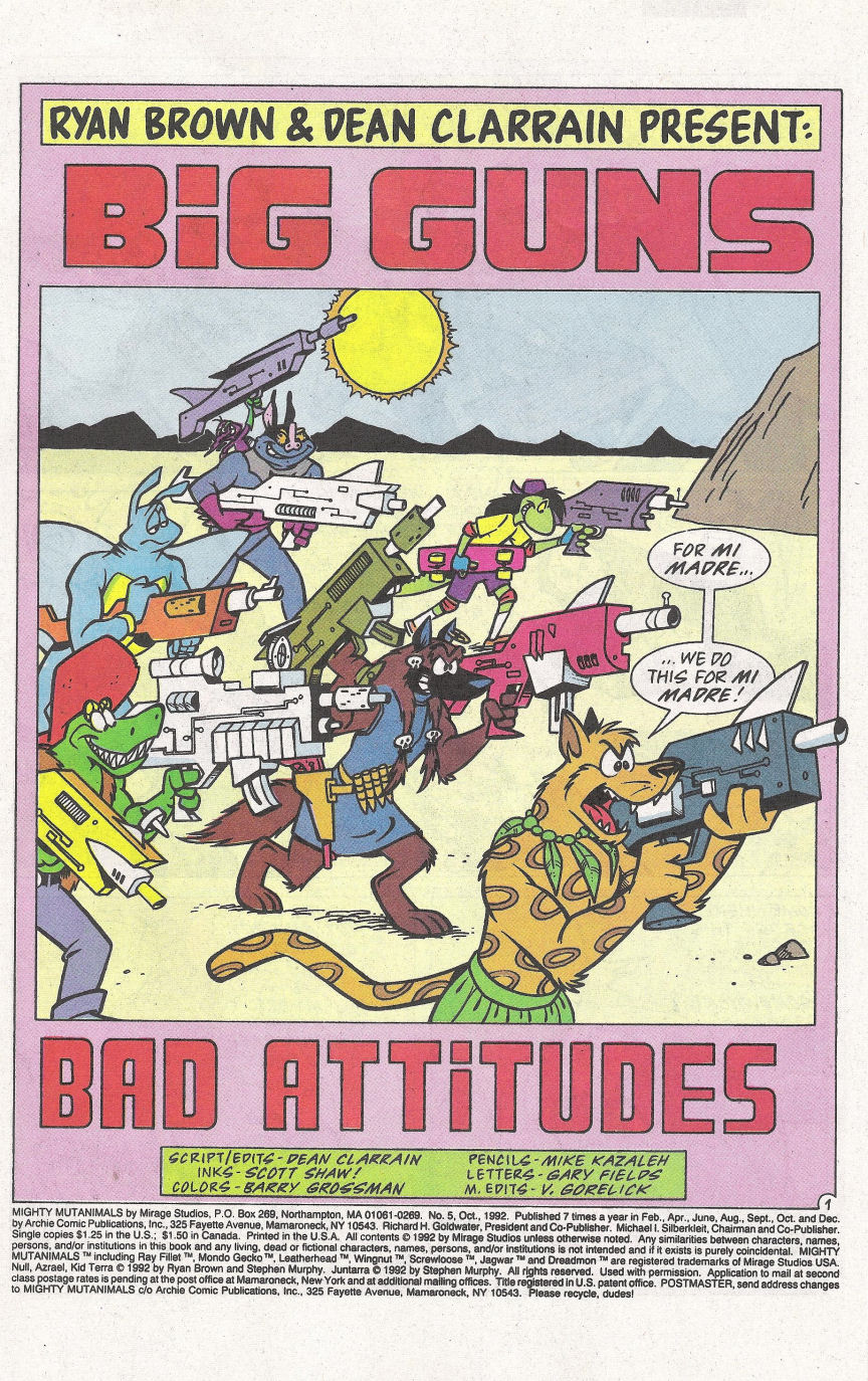 Read online Mighty Mutanimals (1992) comic -  Issue #5 - 3