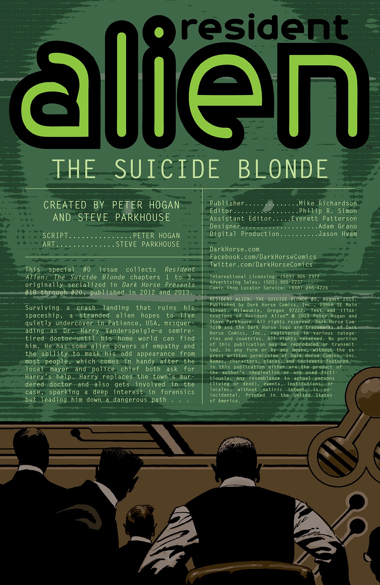 Read online Resident Alien: The Suicide Blonde comic -  Issue #0 - 2