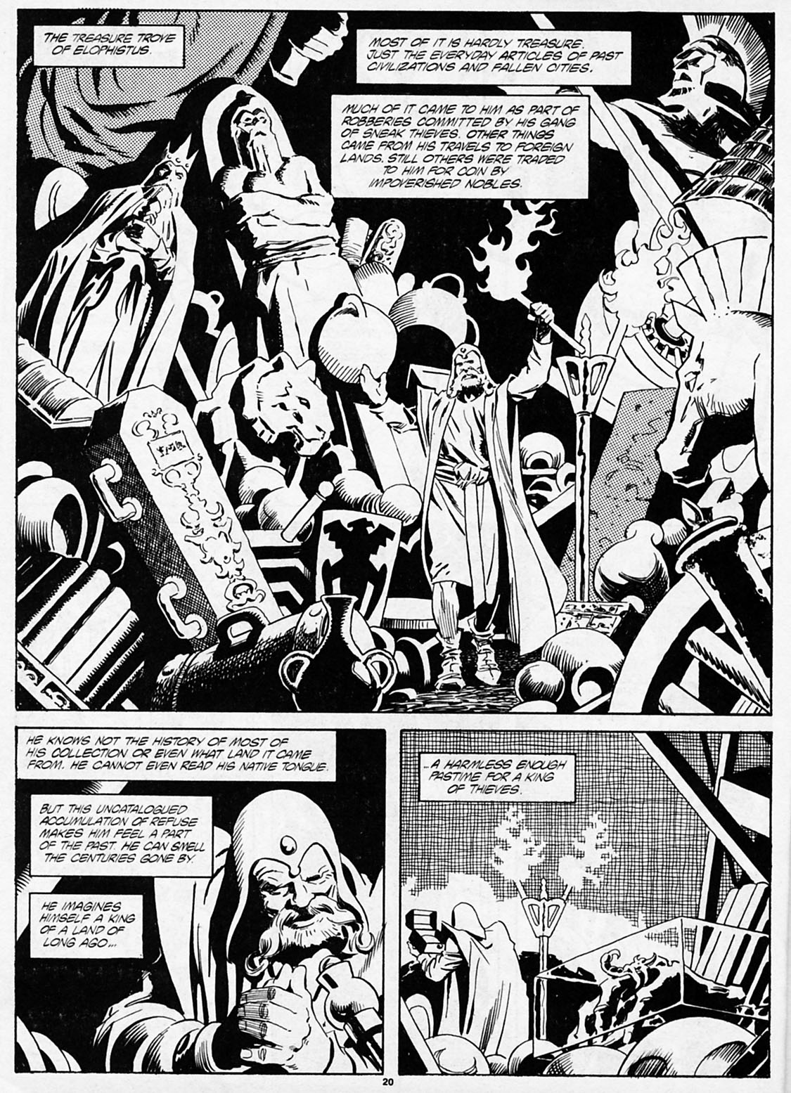 Read online The Savage Sword Of Conan comic -  Issue #186 - 22