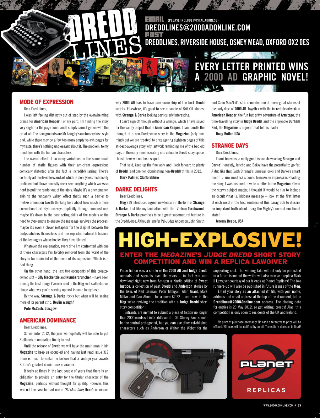 Read online Judge Dredd Megazine (Vol. 5) comic -  Issue #322 - 63