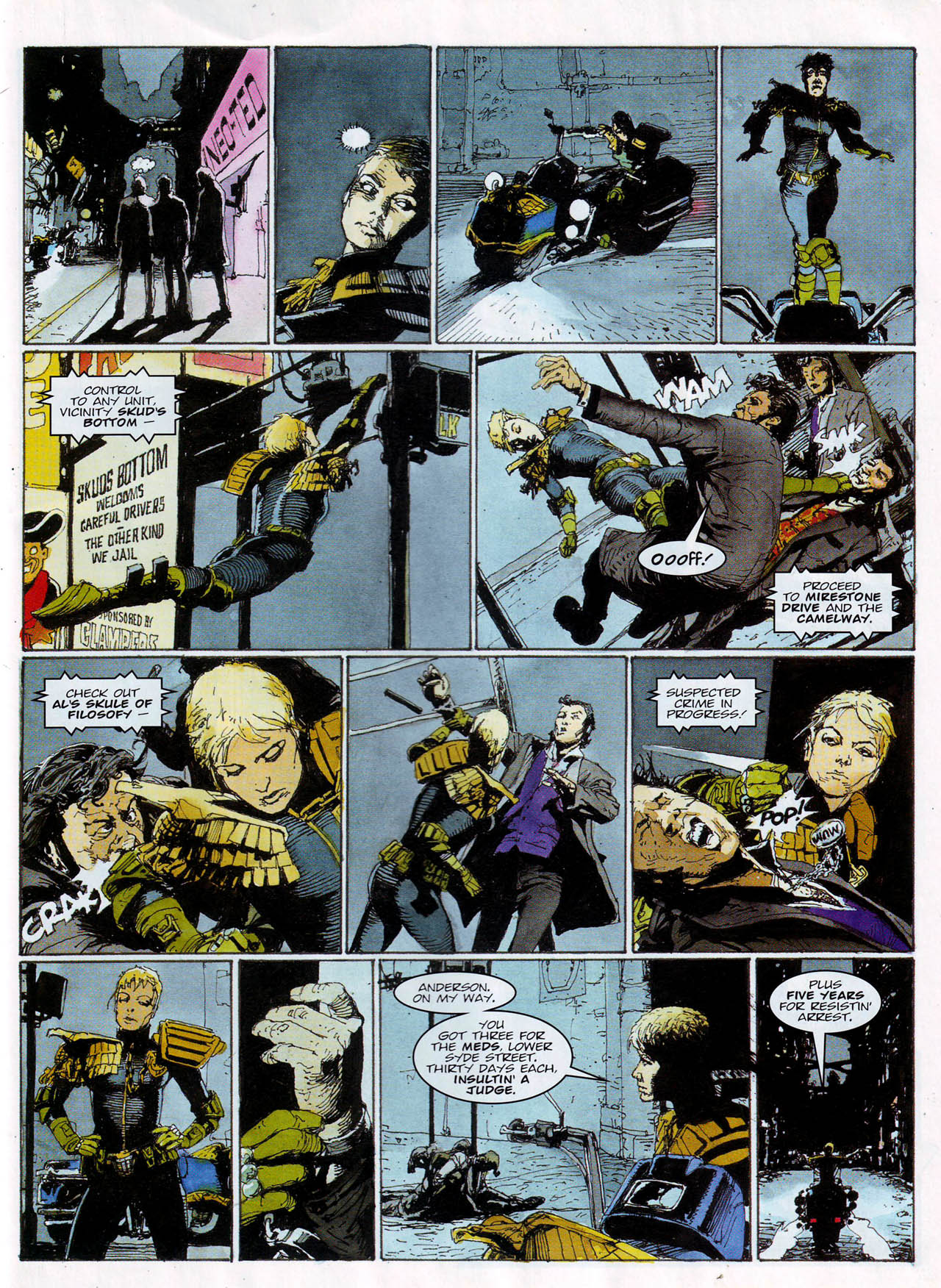 Read online Judge Dredd Megazine (Vol. 5) comic -  Issue #231 - 90