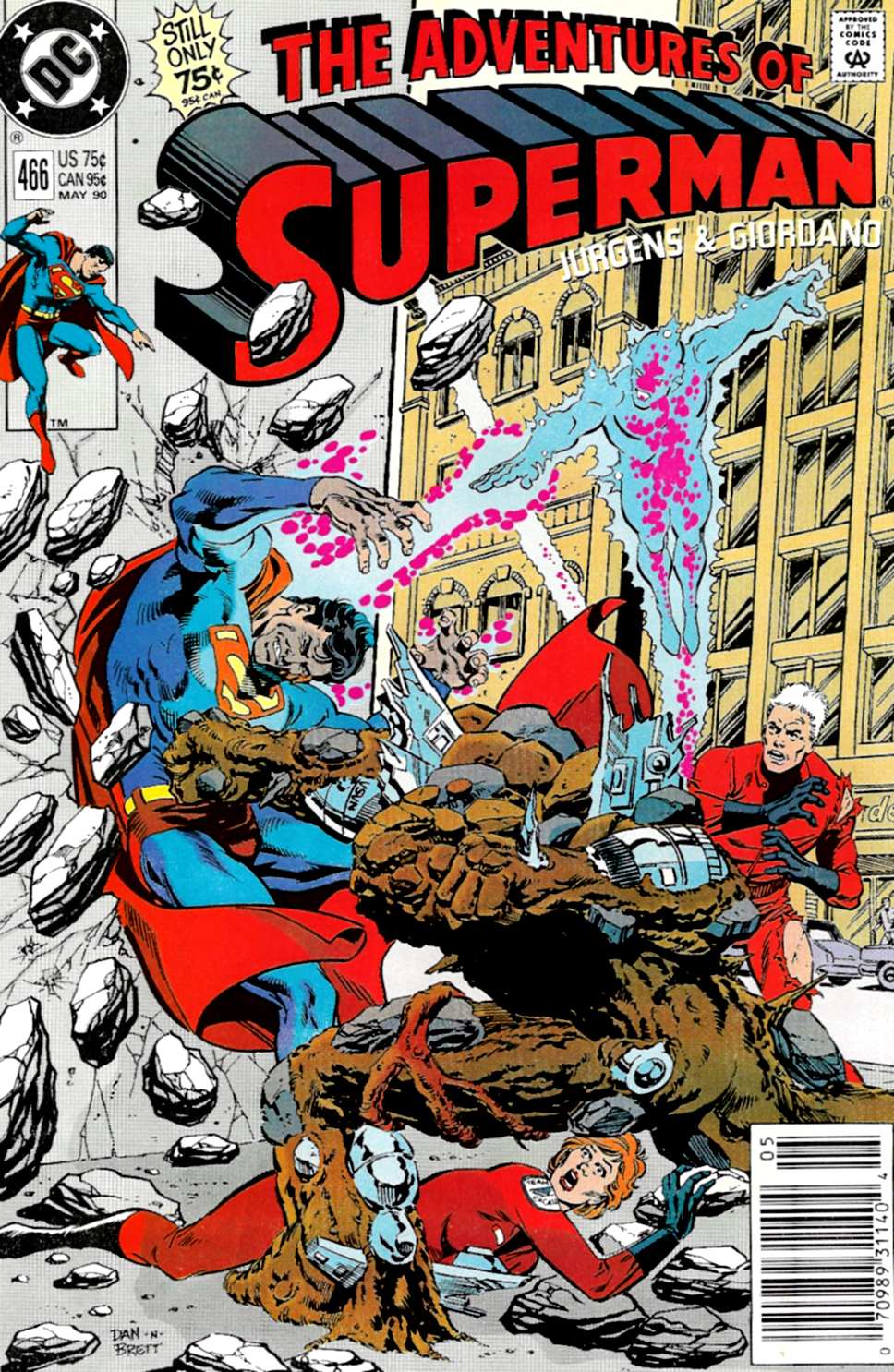 Read online Adventures of Superman (1987) comic -  Issue #466 - 1