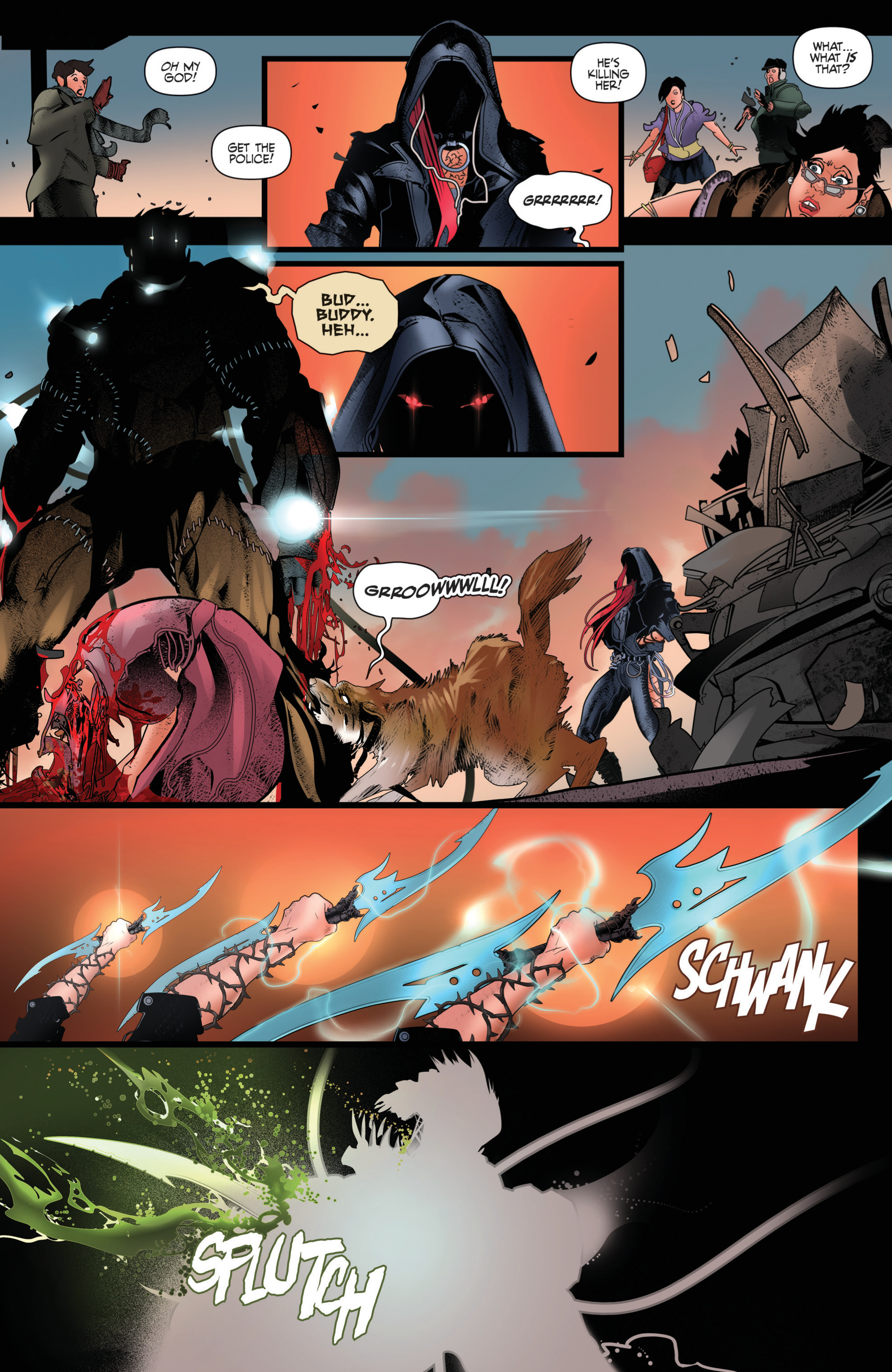Read online Van Helsing vs Frankenstein comic -  Issue #3 - 22