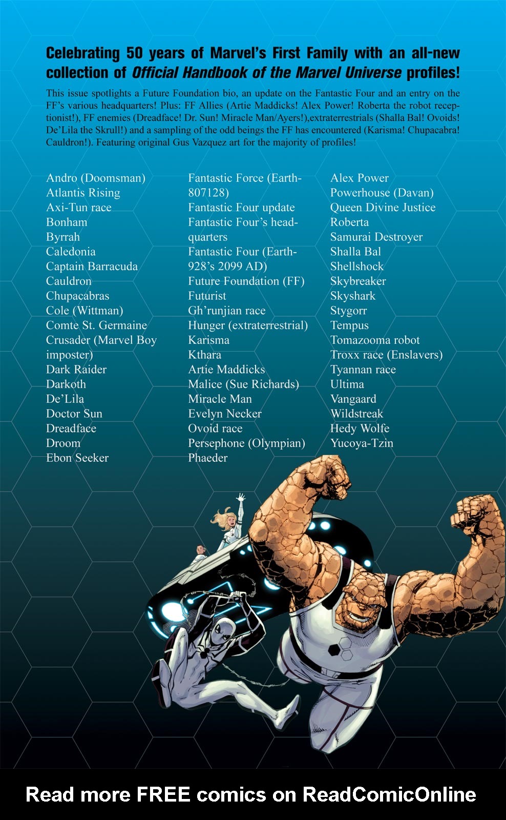 Read online FF: Fifty Fantastic Years comic -  Issue # Full - 36