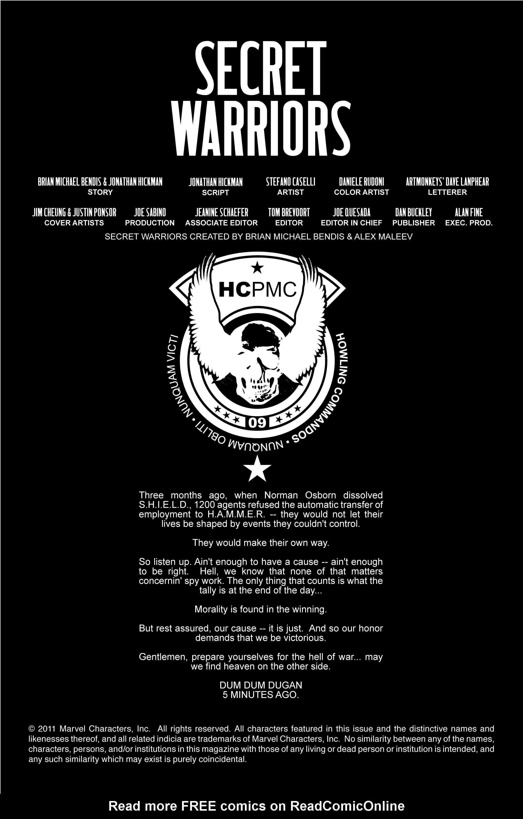 Read online Secret Warriors comic -  Issue #5 - 3