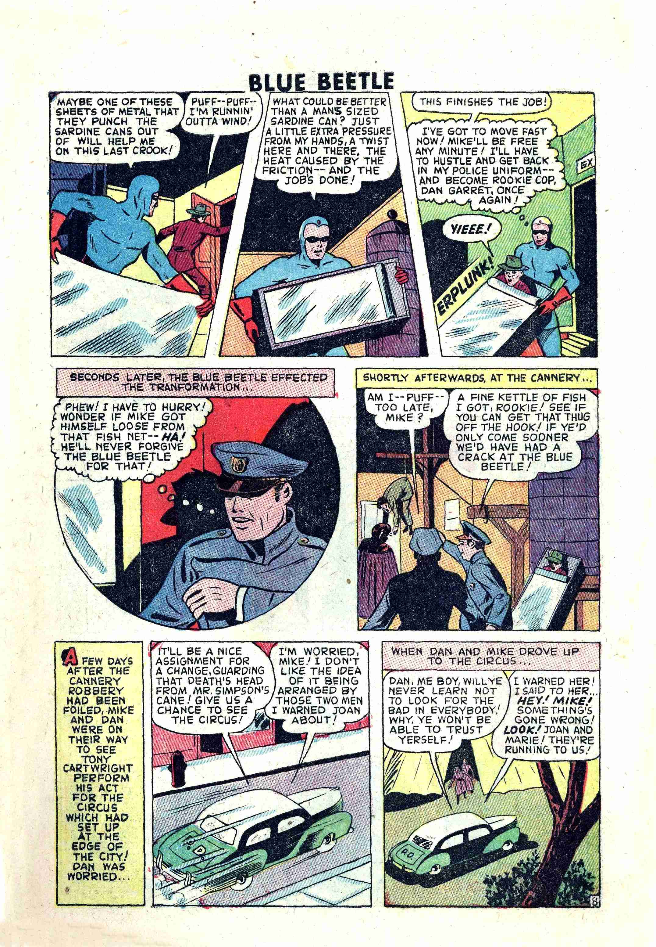 Read online The Blue Beetle comic -  Issue #60 - 9