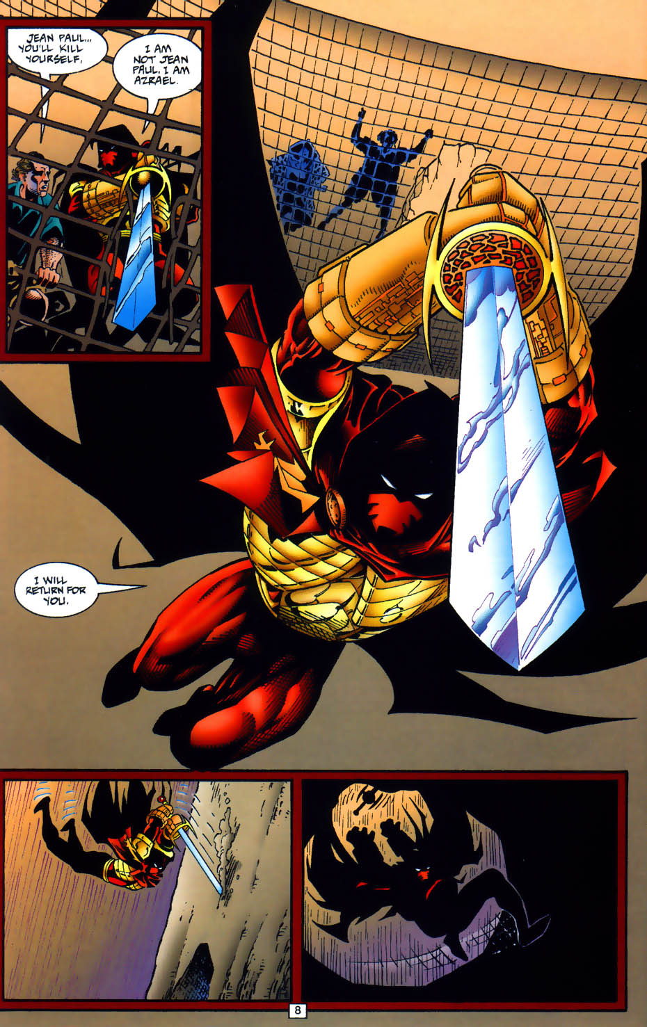 Read online Azrael (1995) comic -  Issue #7 - 8