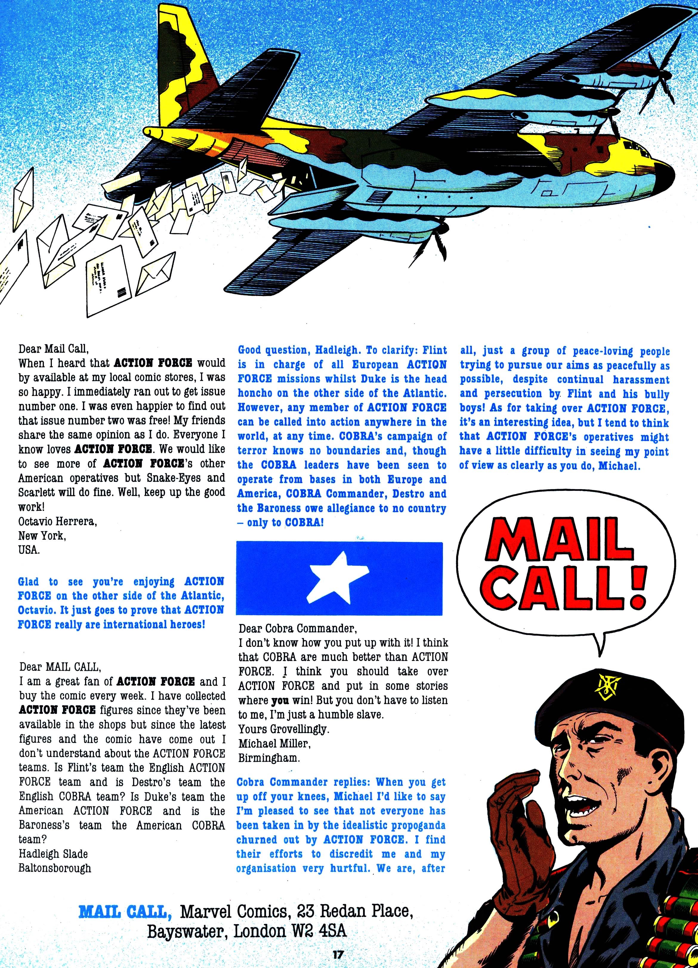 Read online Action Force comic -  Issue #16 - 17